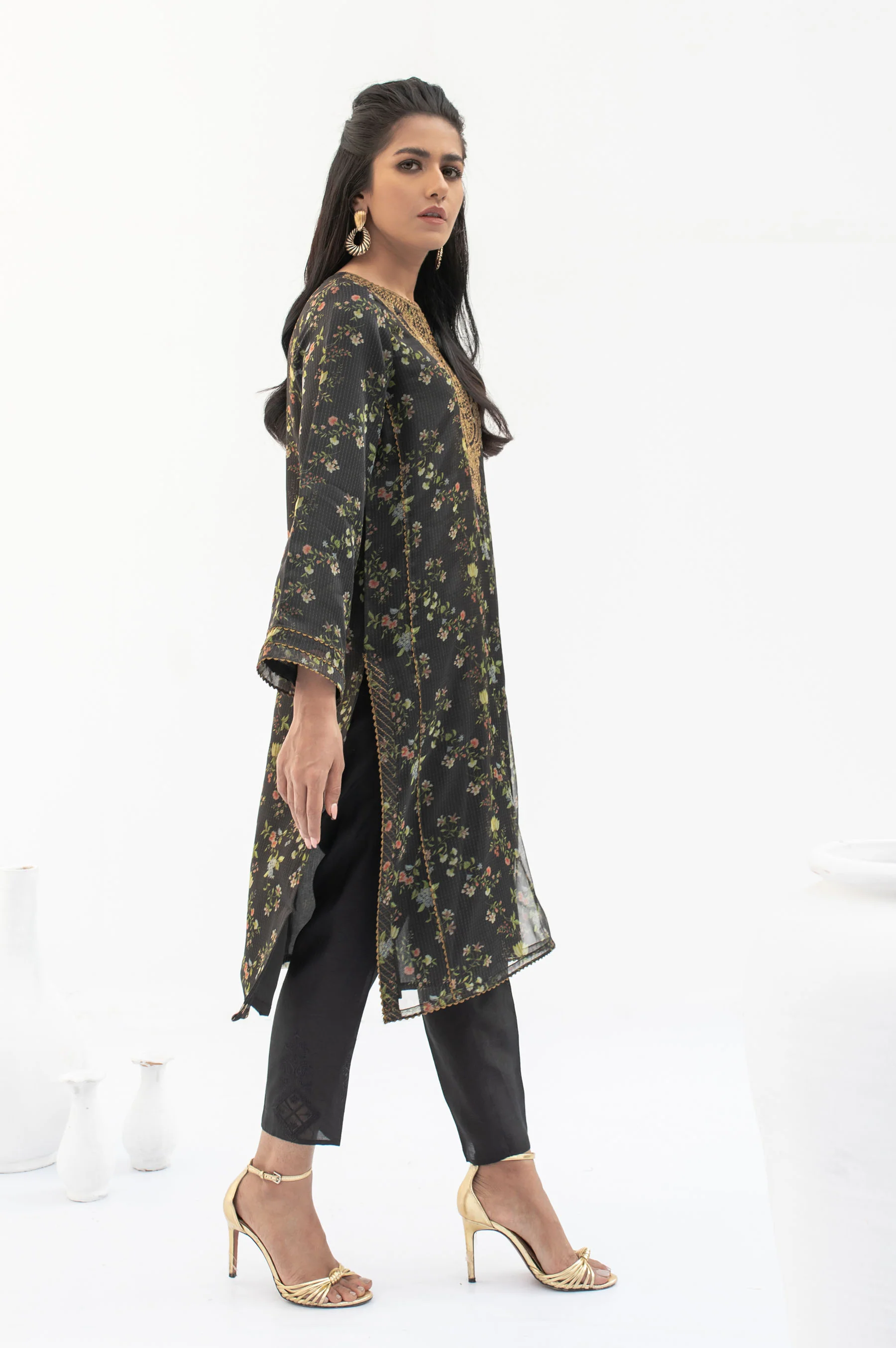 Stitched 1 Piece Digital Print + Embroidered Shirt - Image 3