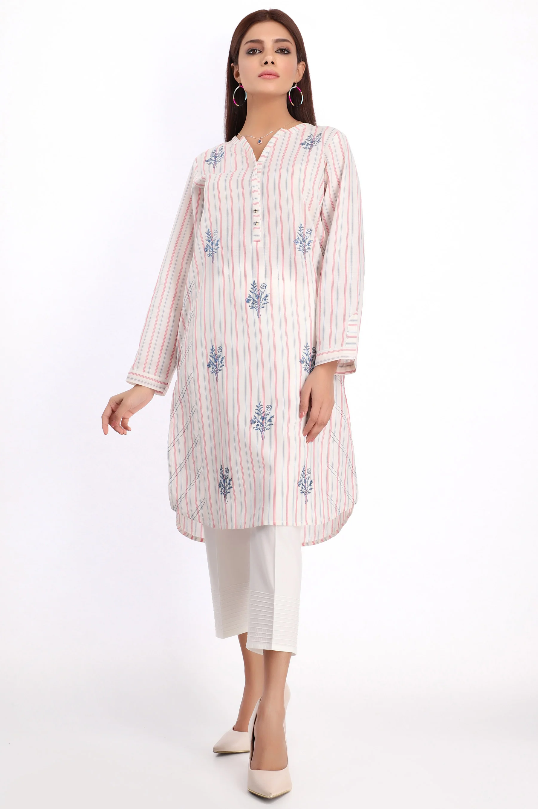 Stitched 1 Piece Embroidered Shirt