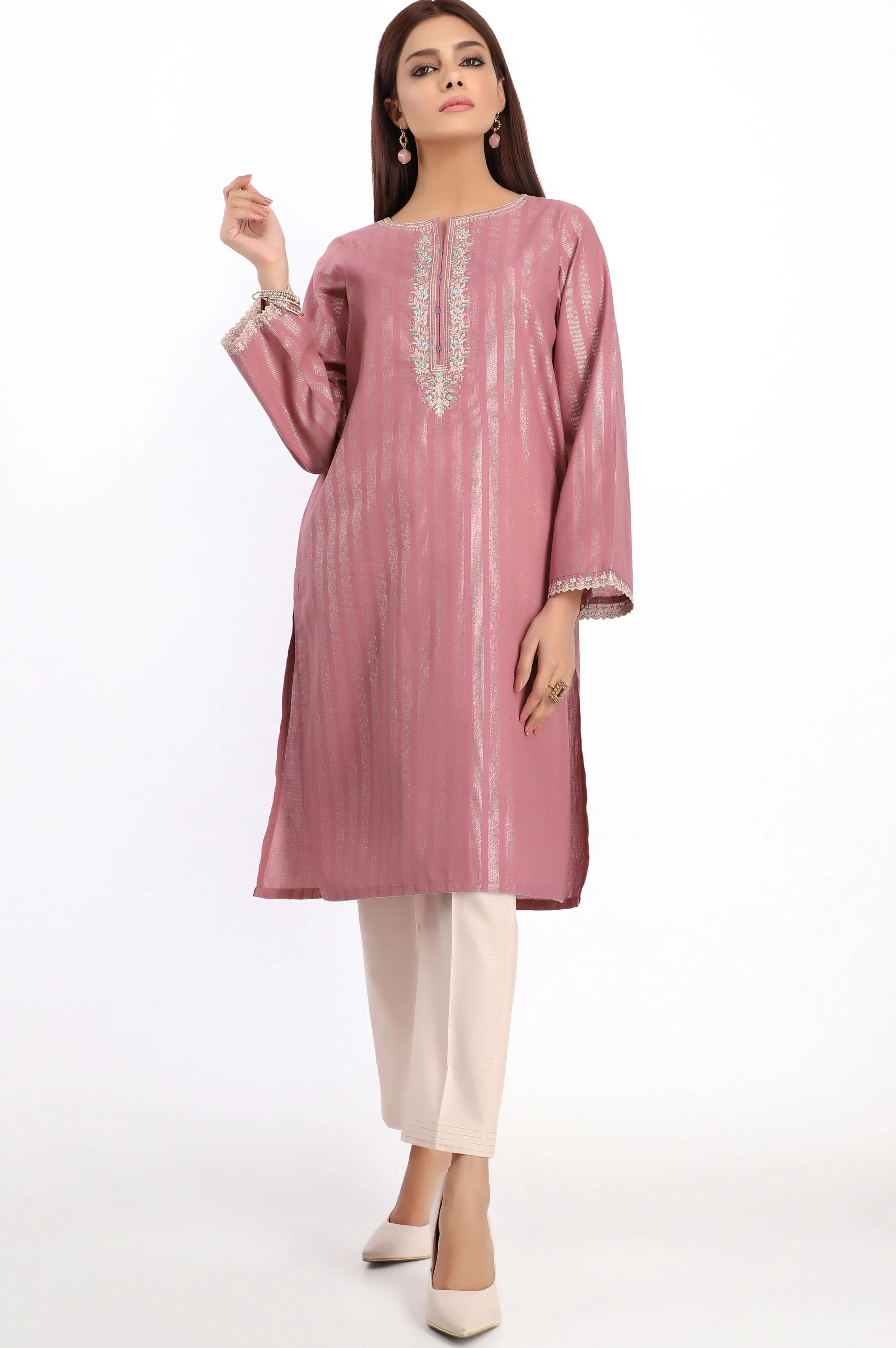 Stitched 1 Piece Embroidered Shirt