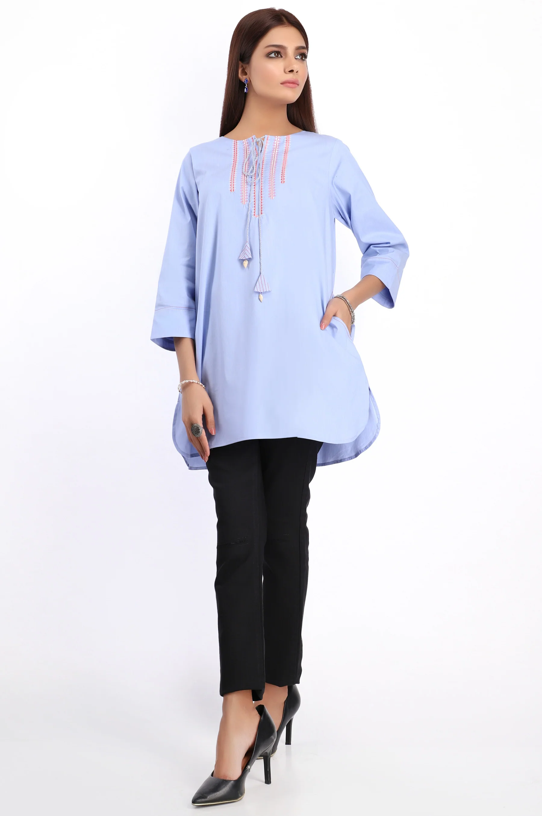 Stitched 1 Piece Embroidered Shirt