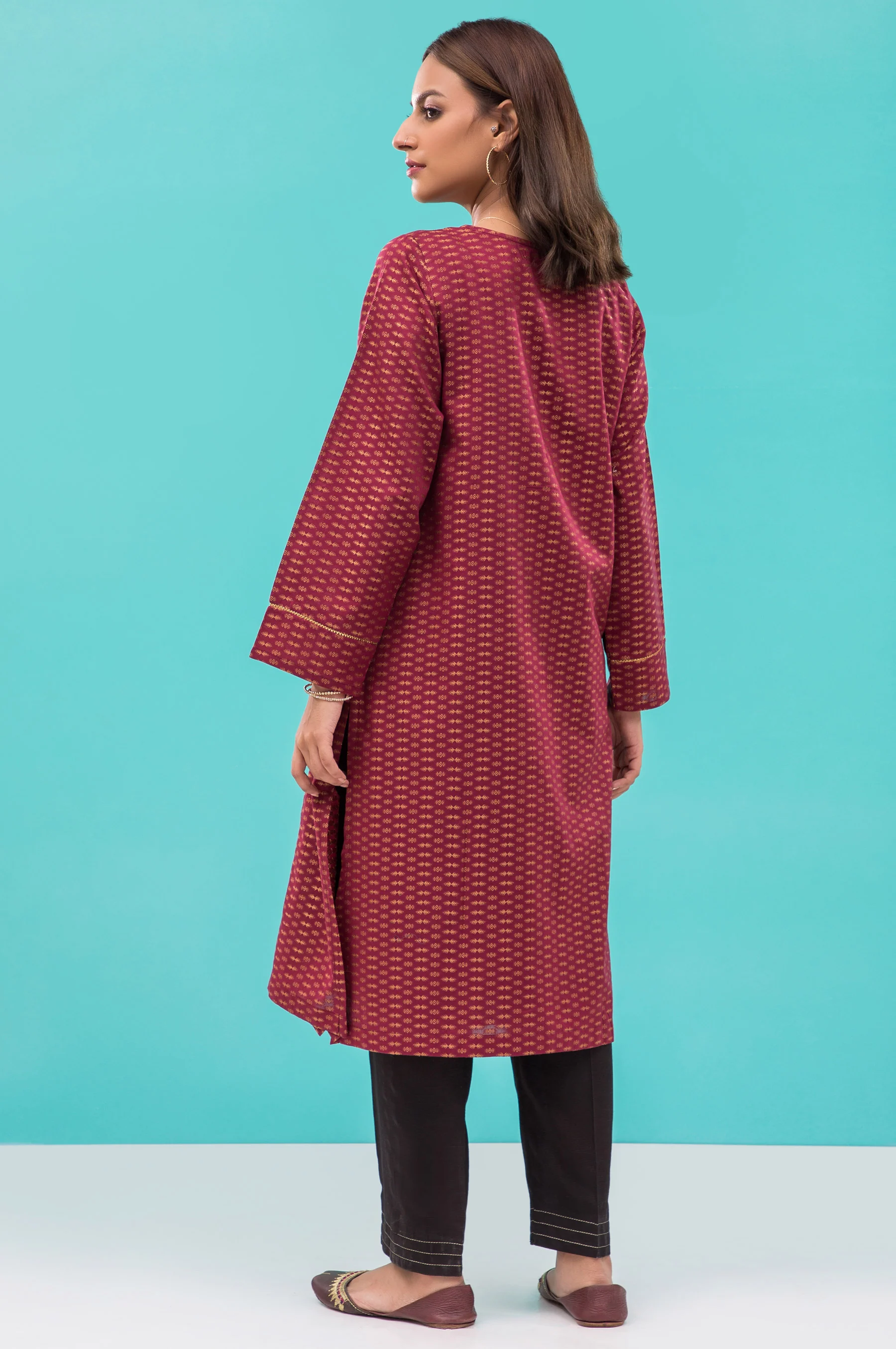 Stitched 1 Piece Embellished Shirt - Image 2