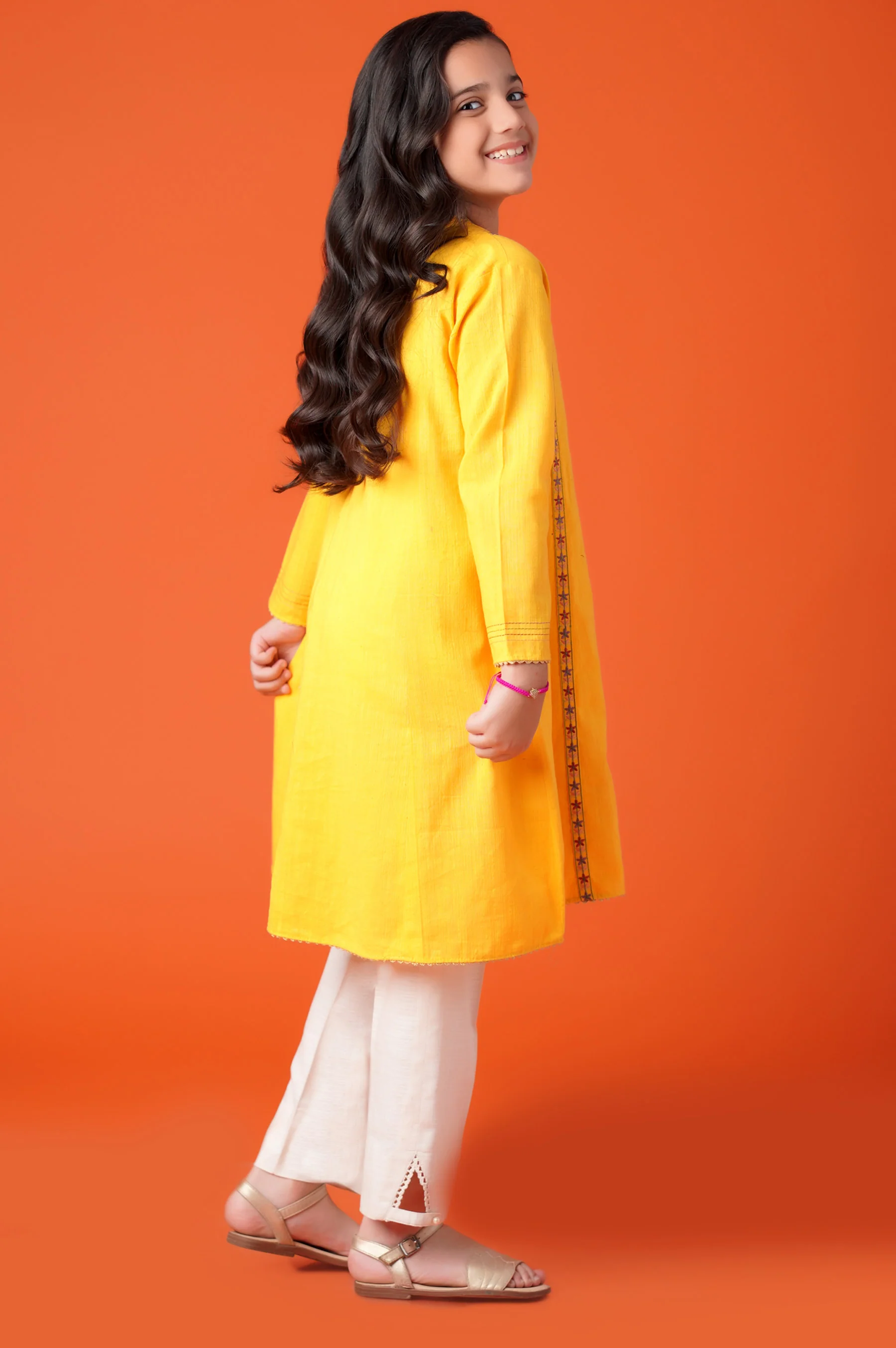 Stitched 1 Piece Embroidered Khaddar Shirt - Image 2
