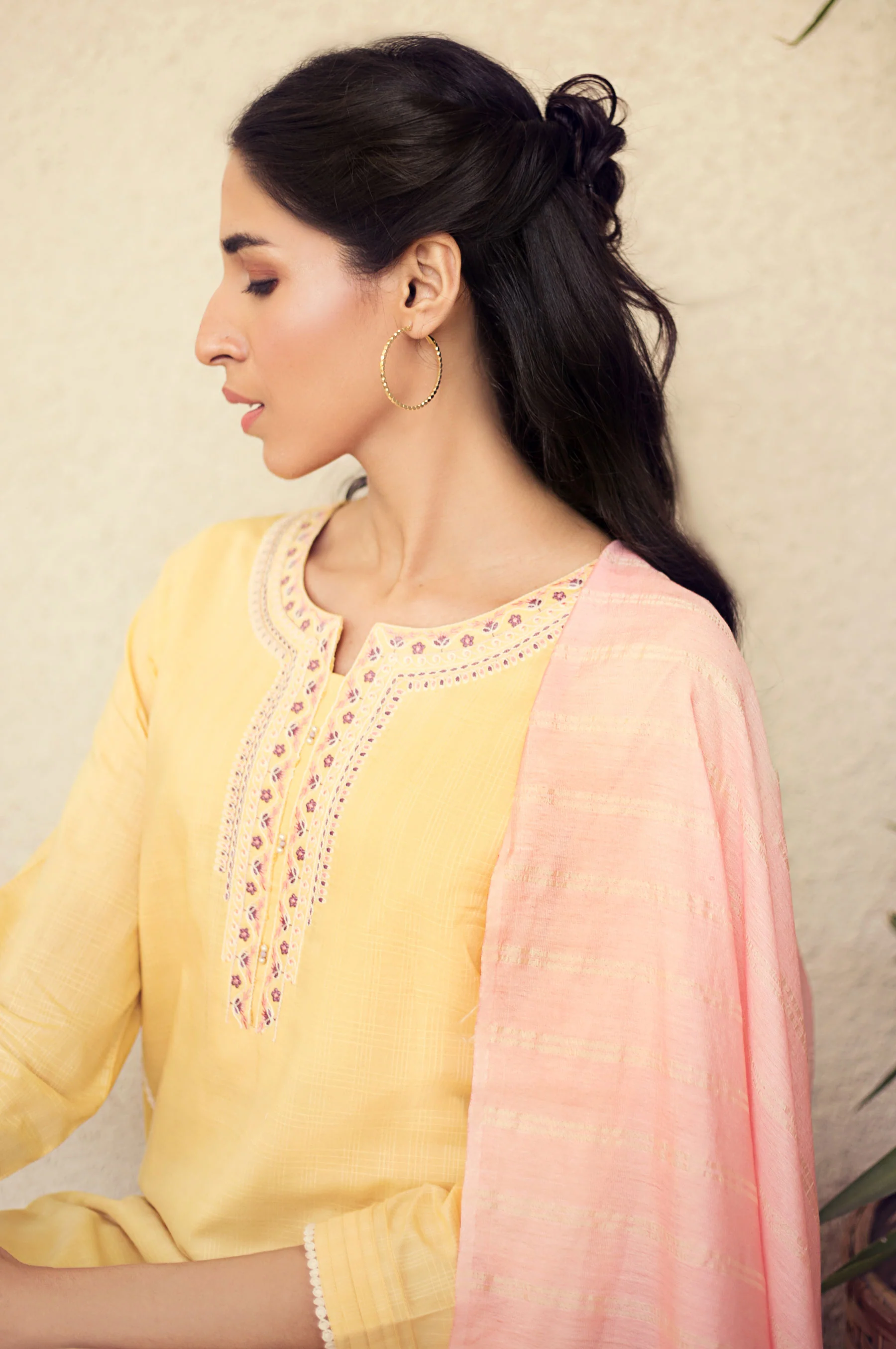 Stitched 2 Piece Embroidered Suit - Image 3