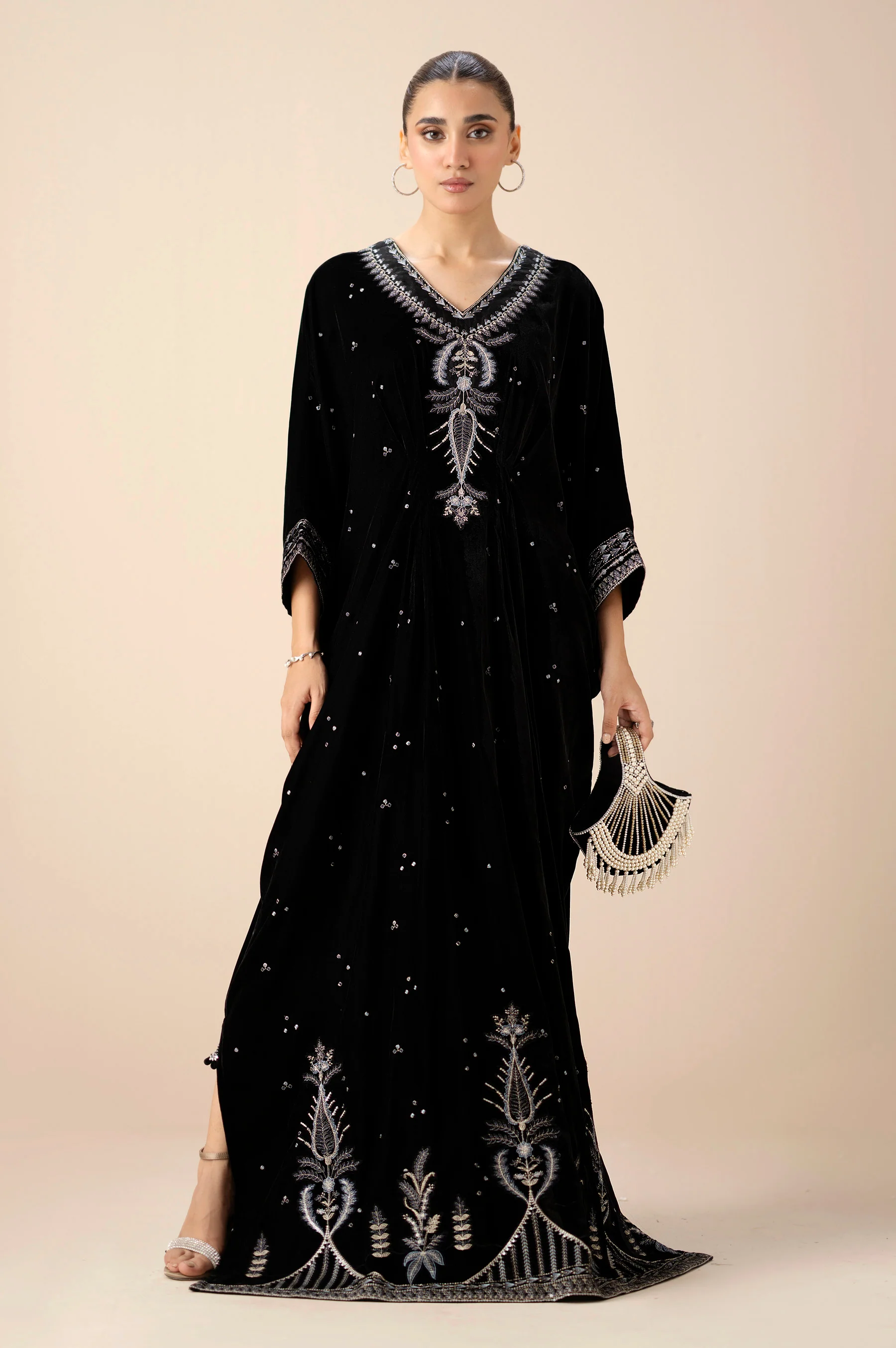 STITCHED EMBROIDERED KAFTAN