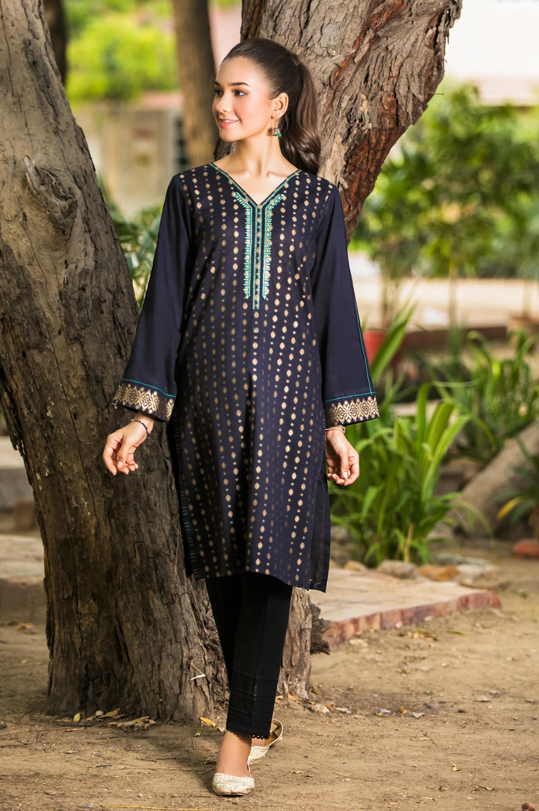 Stitched 1 Piece Embroidered Shirt