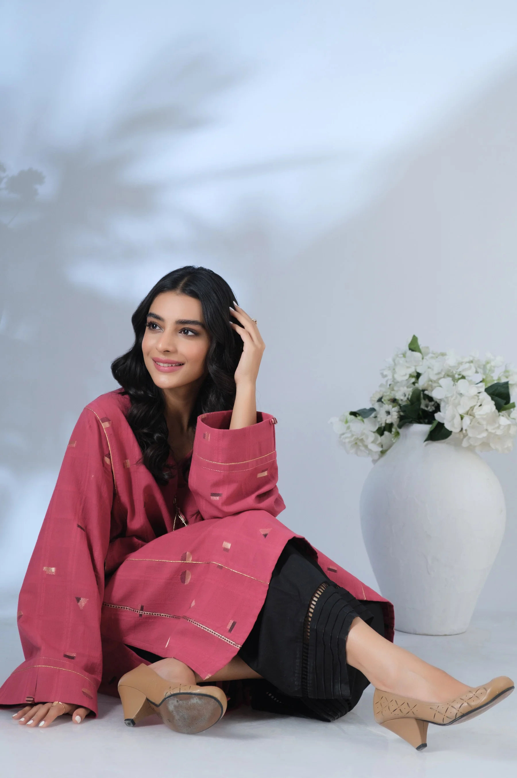 Stitched 1 Piece Jacquard Shirt - Image 5