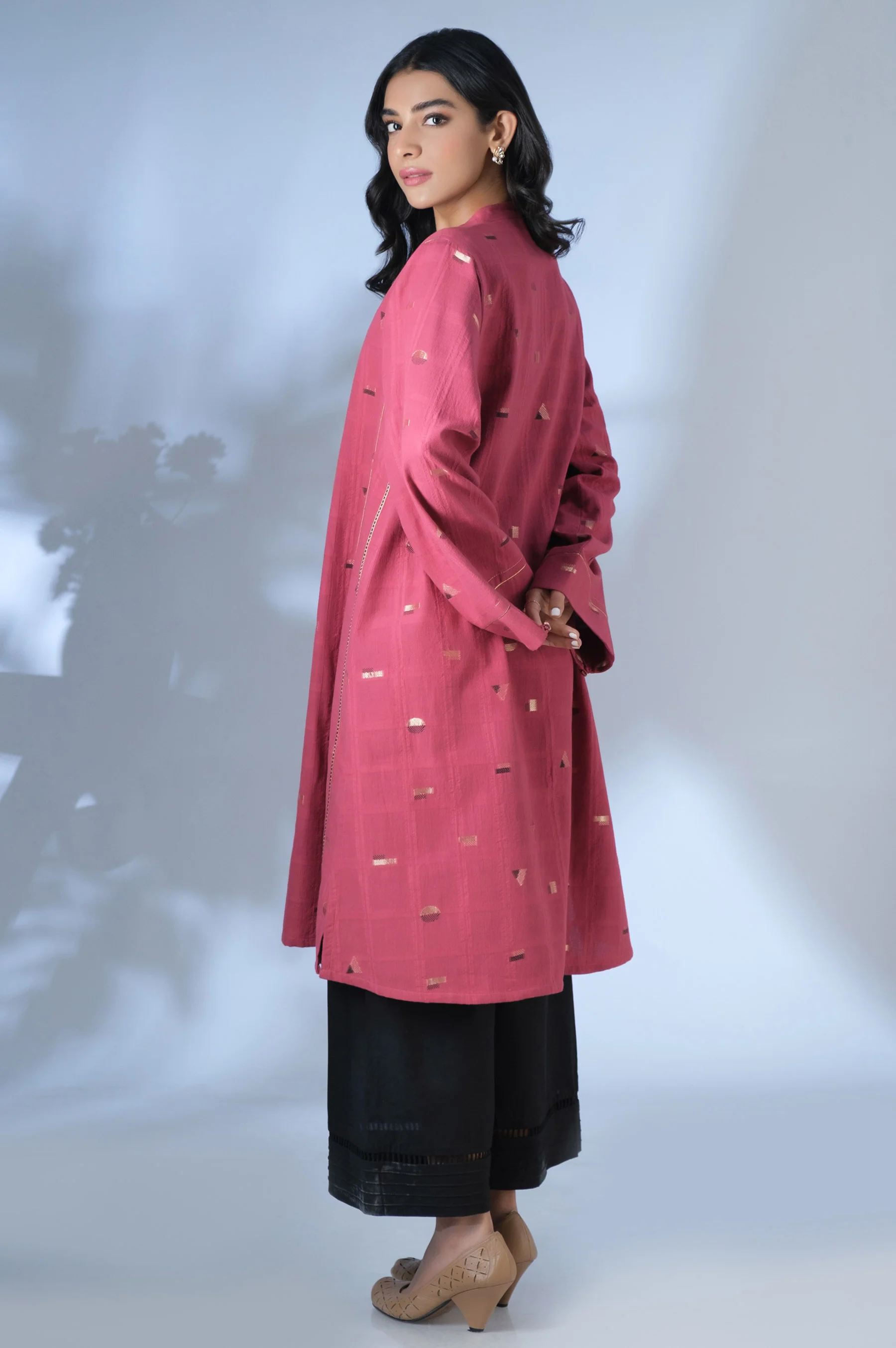 Stitched 1 Piece Jacquard Shirt - Image 6