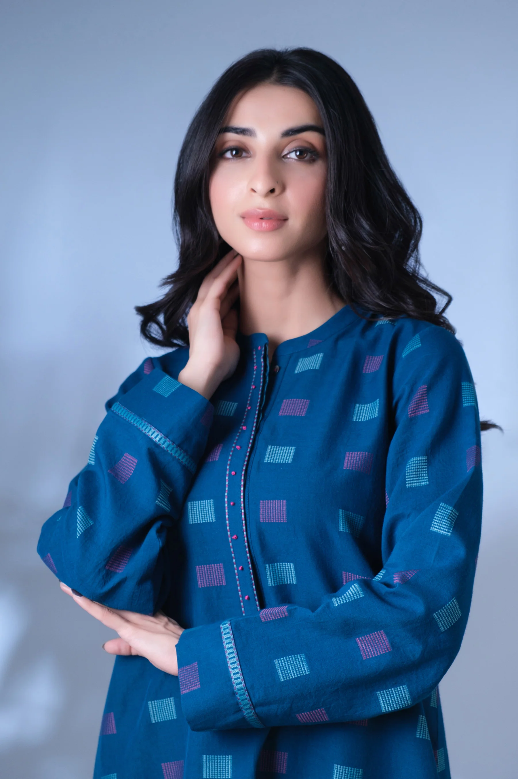 Stitched 1 Piece Jacquard Shirt - Image 5