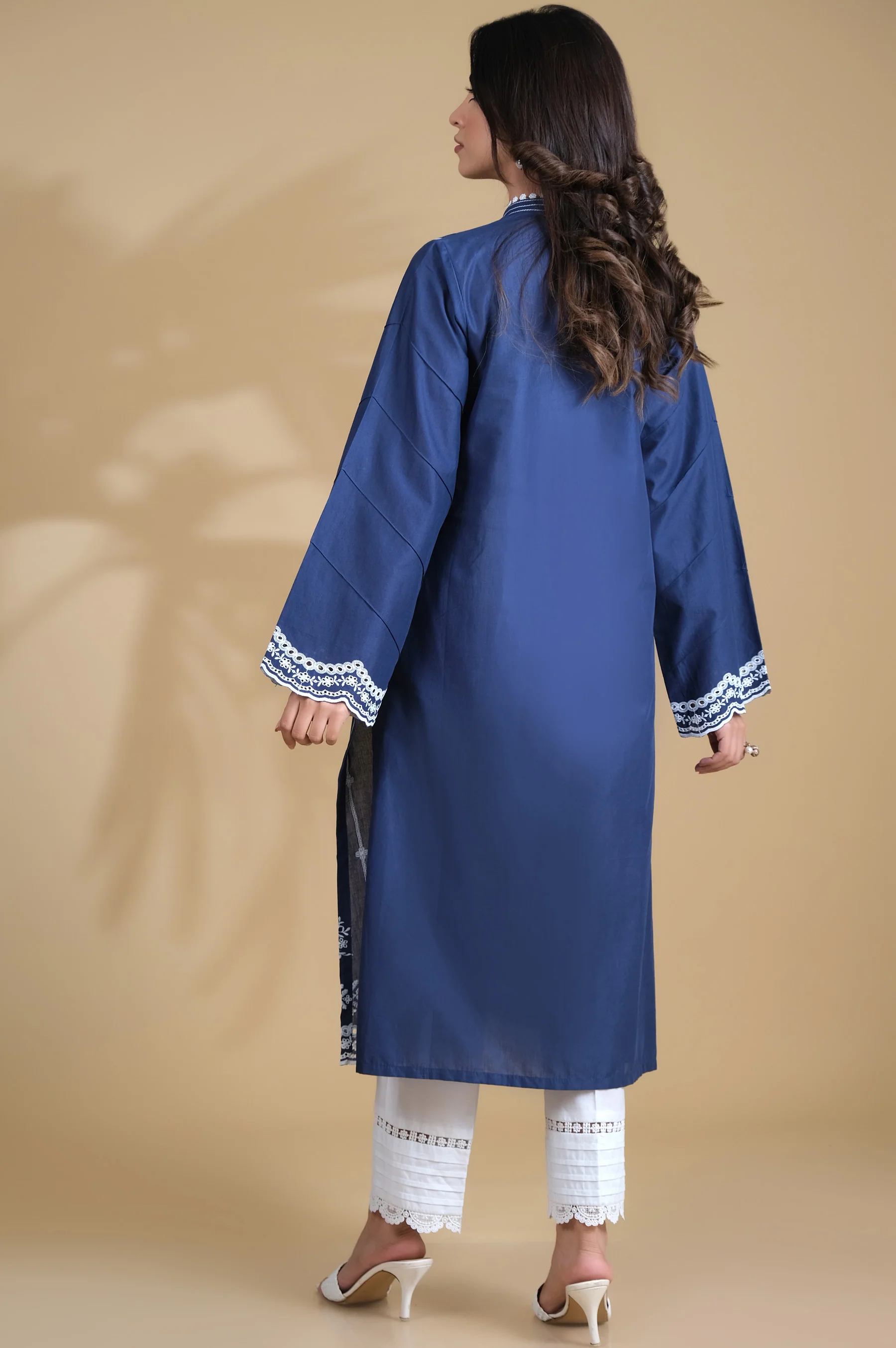 Stitched 1 Piece Chikankari Shirt - Image 4