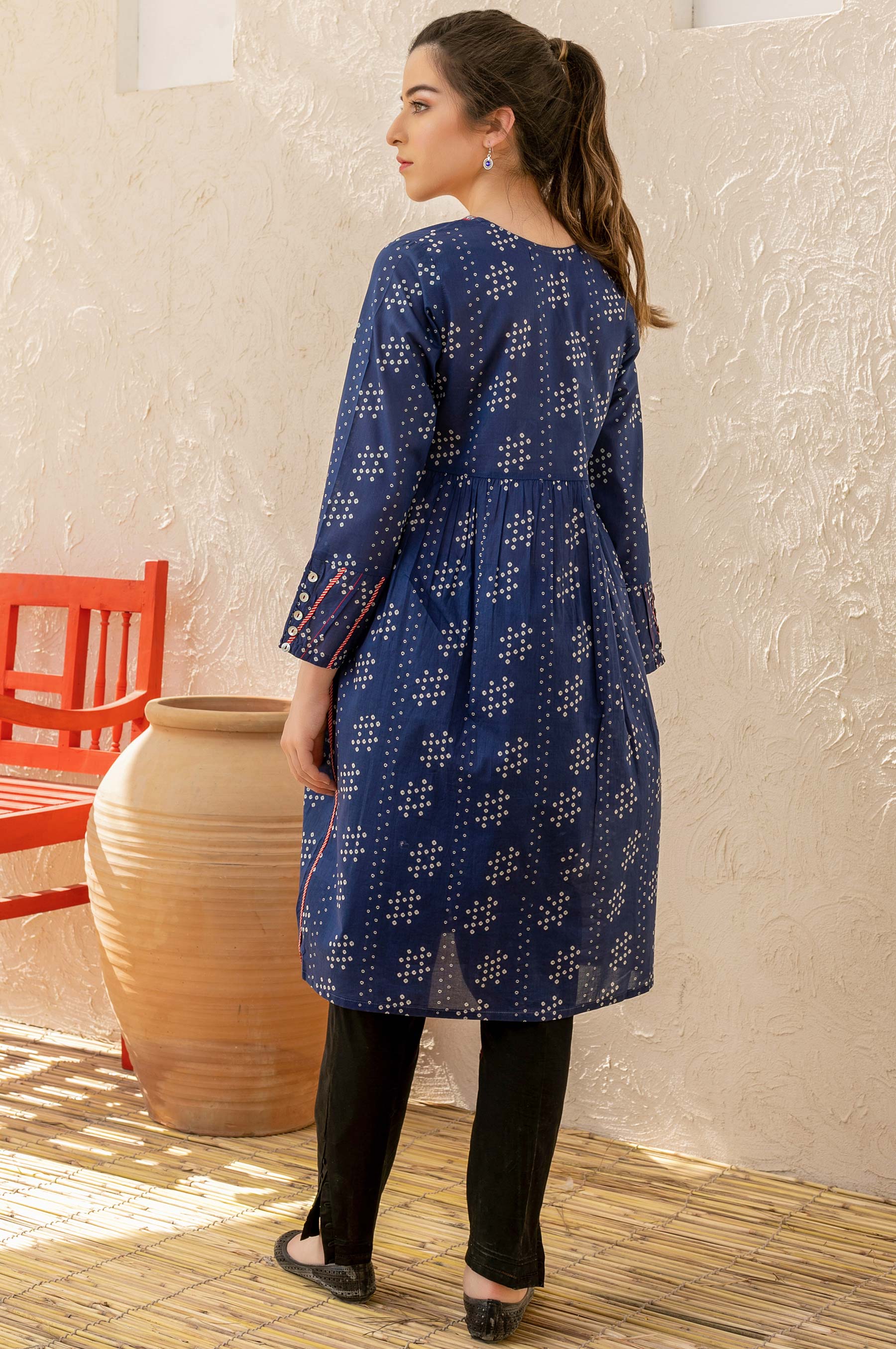 Stitched 1 Piece Lawn Shirt - Image 3