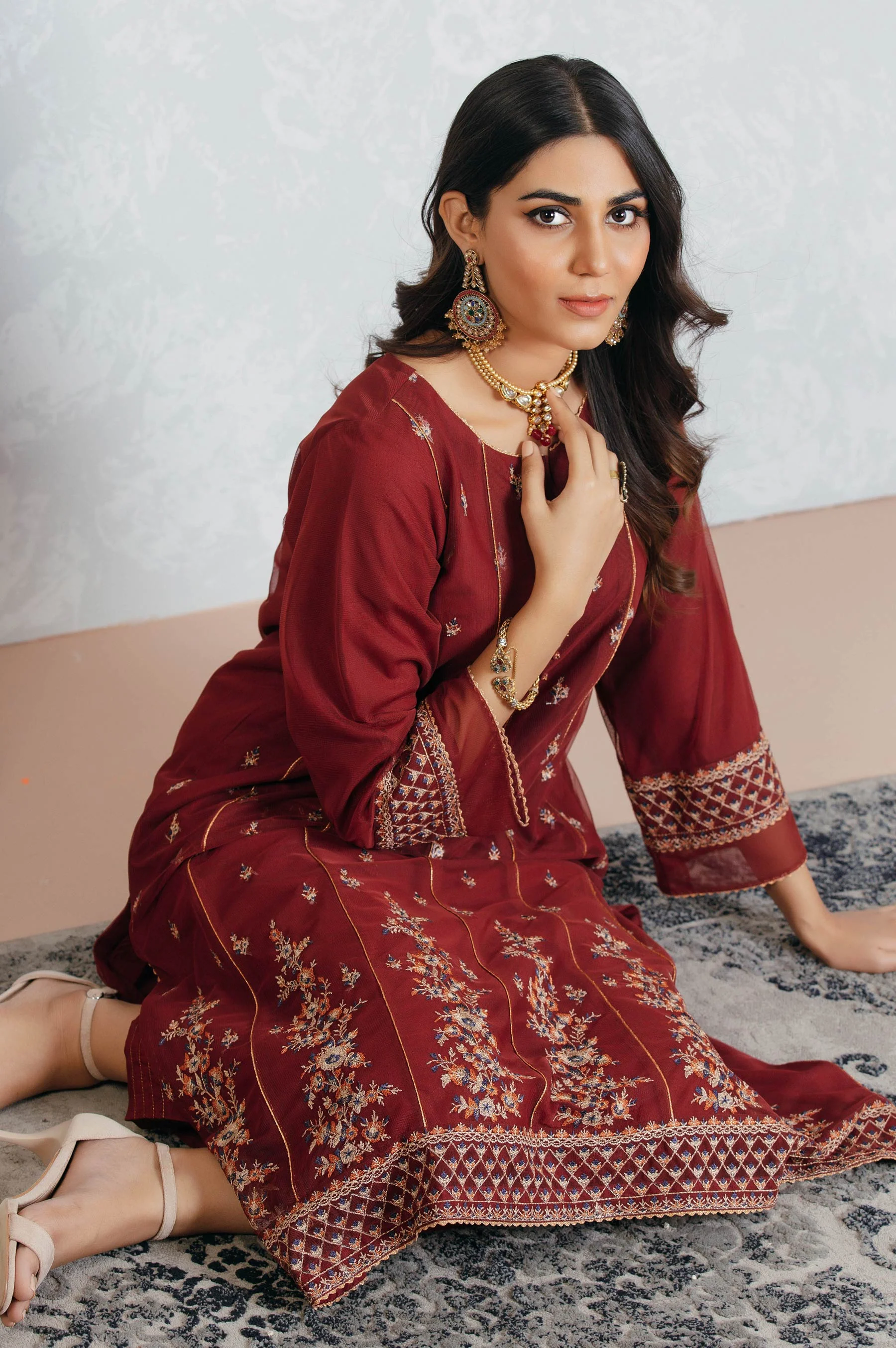 Stitched 1 Piece Embroidered Polynet Shirt - Image 5