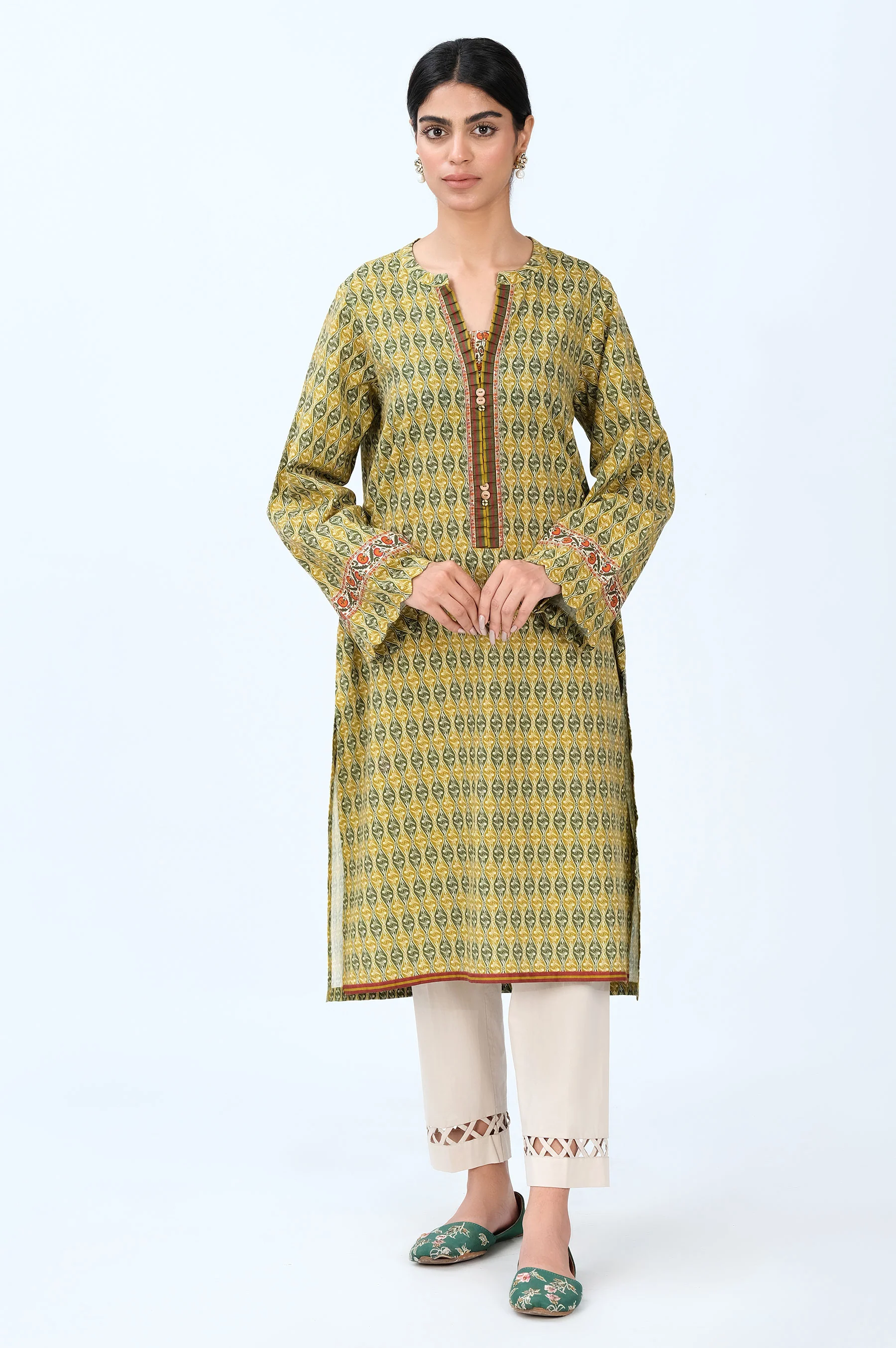 Stitched 1 Piece Digital Printed Khaddar Shirt - Image 6