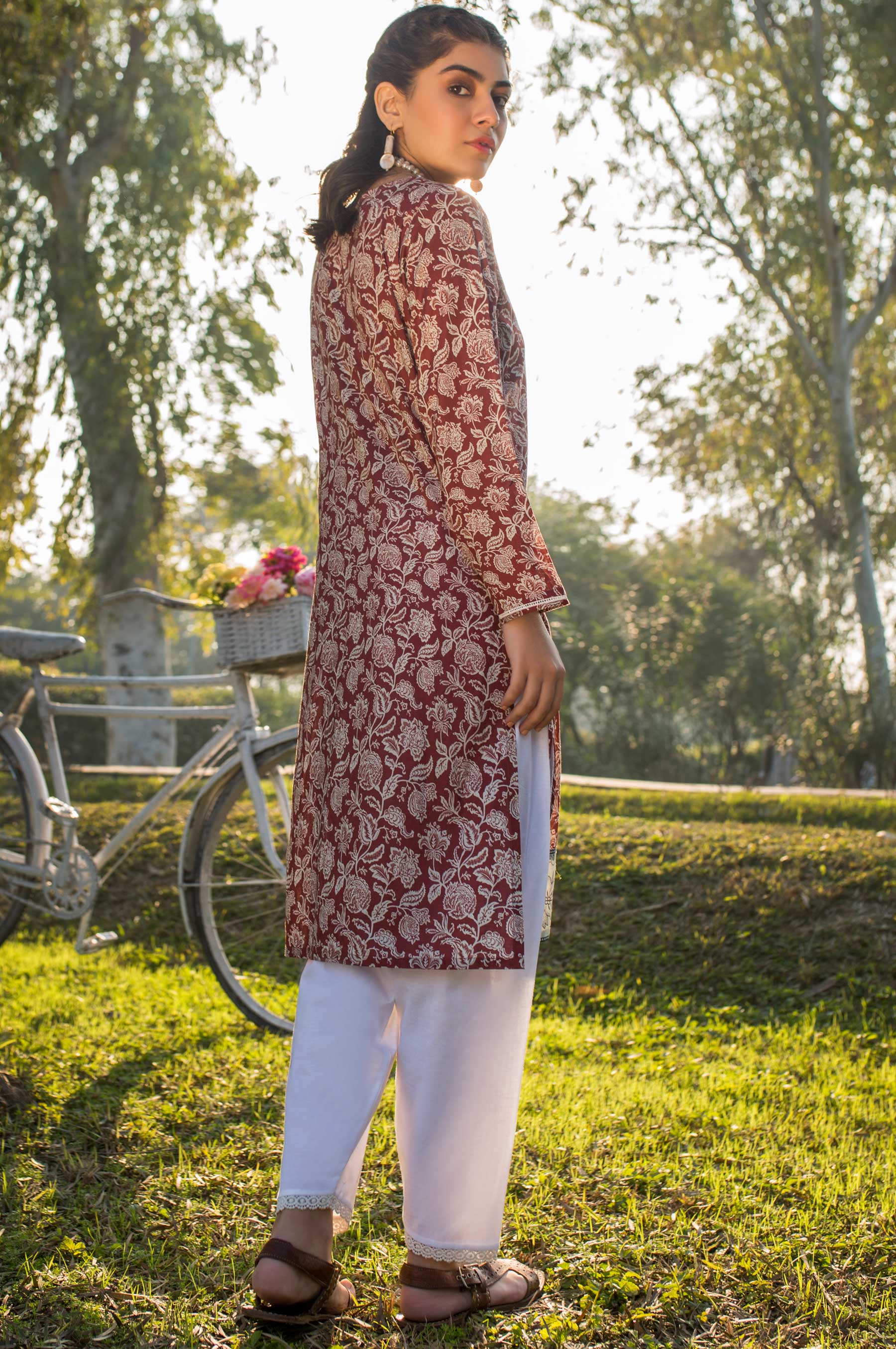 Stitched 1 Piece Printed Lawn Shirt - Image 2