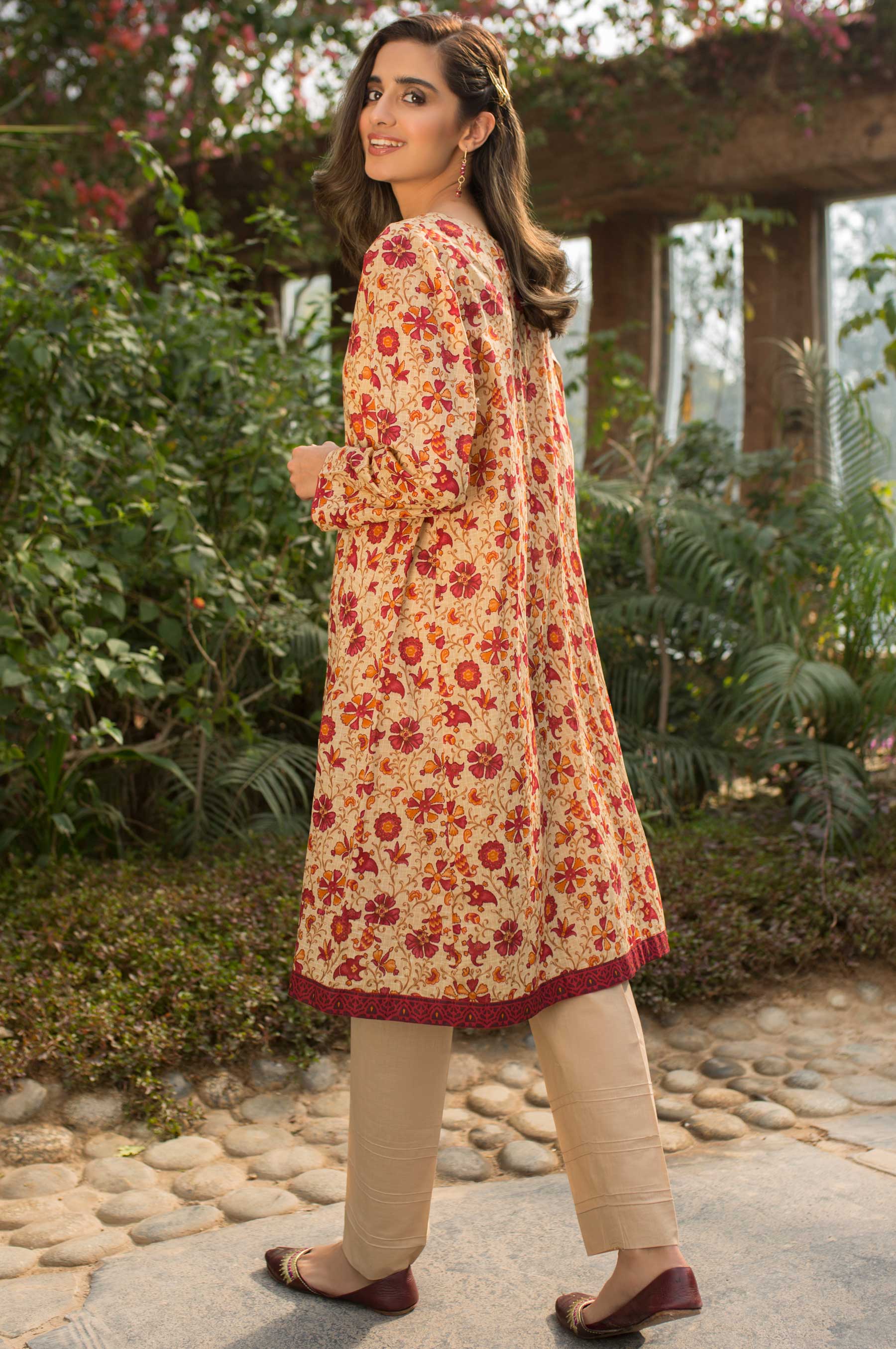 Stitched 1 Piece Printed Lawn Shirt - Image 2