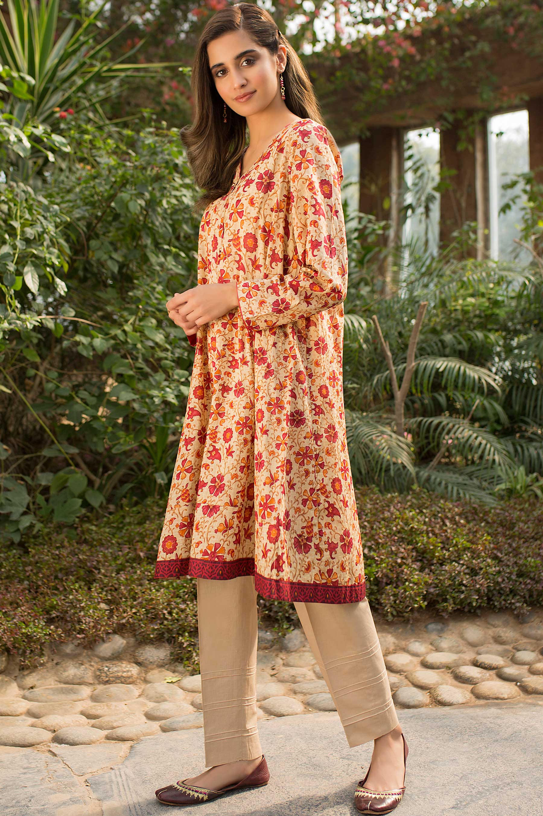 Stitched 1 Piece Printed Lawn Shirt - Image 3