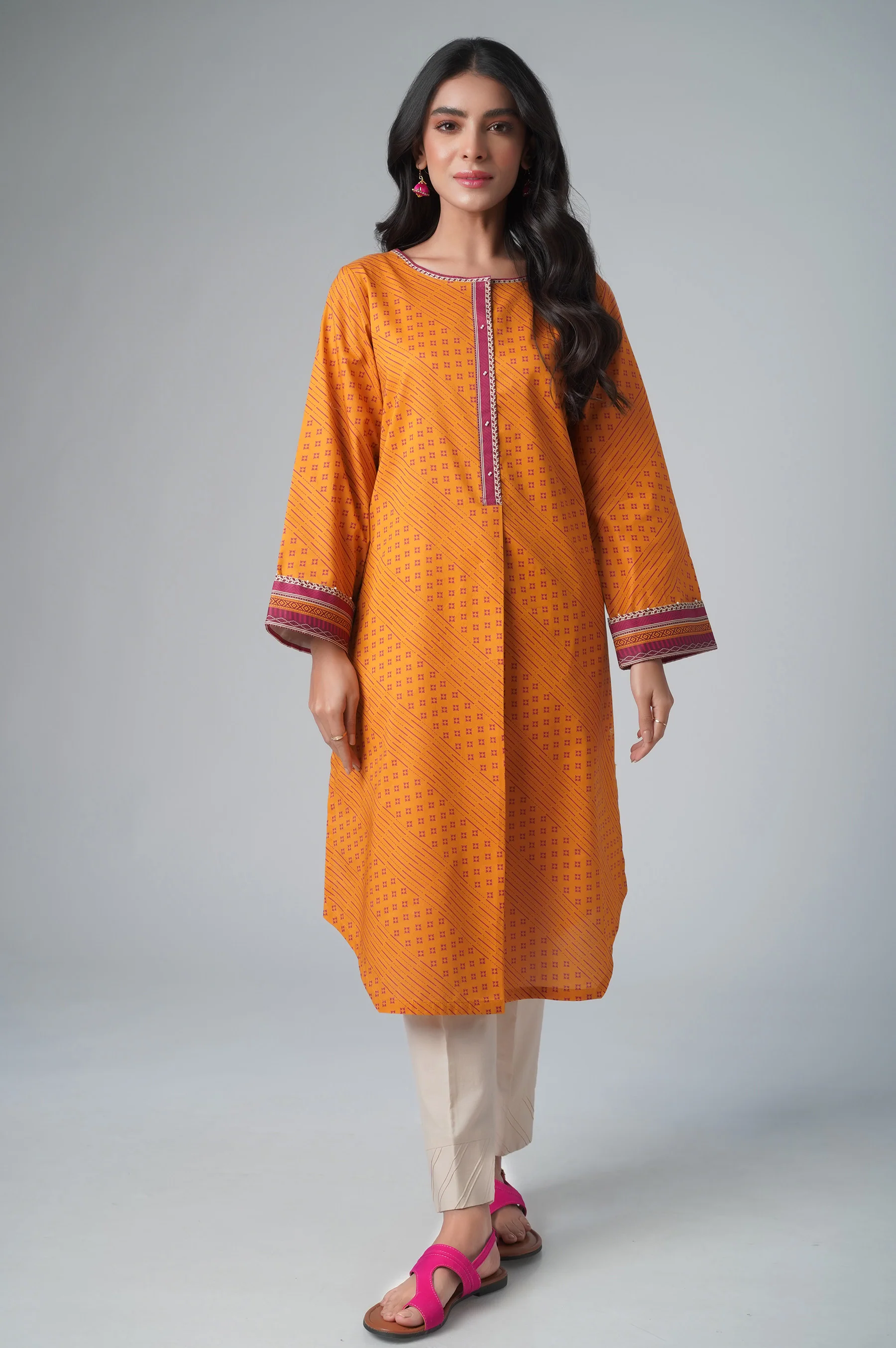 Stitched 1 Piece Printed Lawn Shirt - Image 2