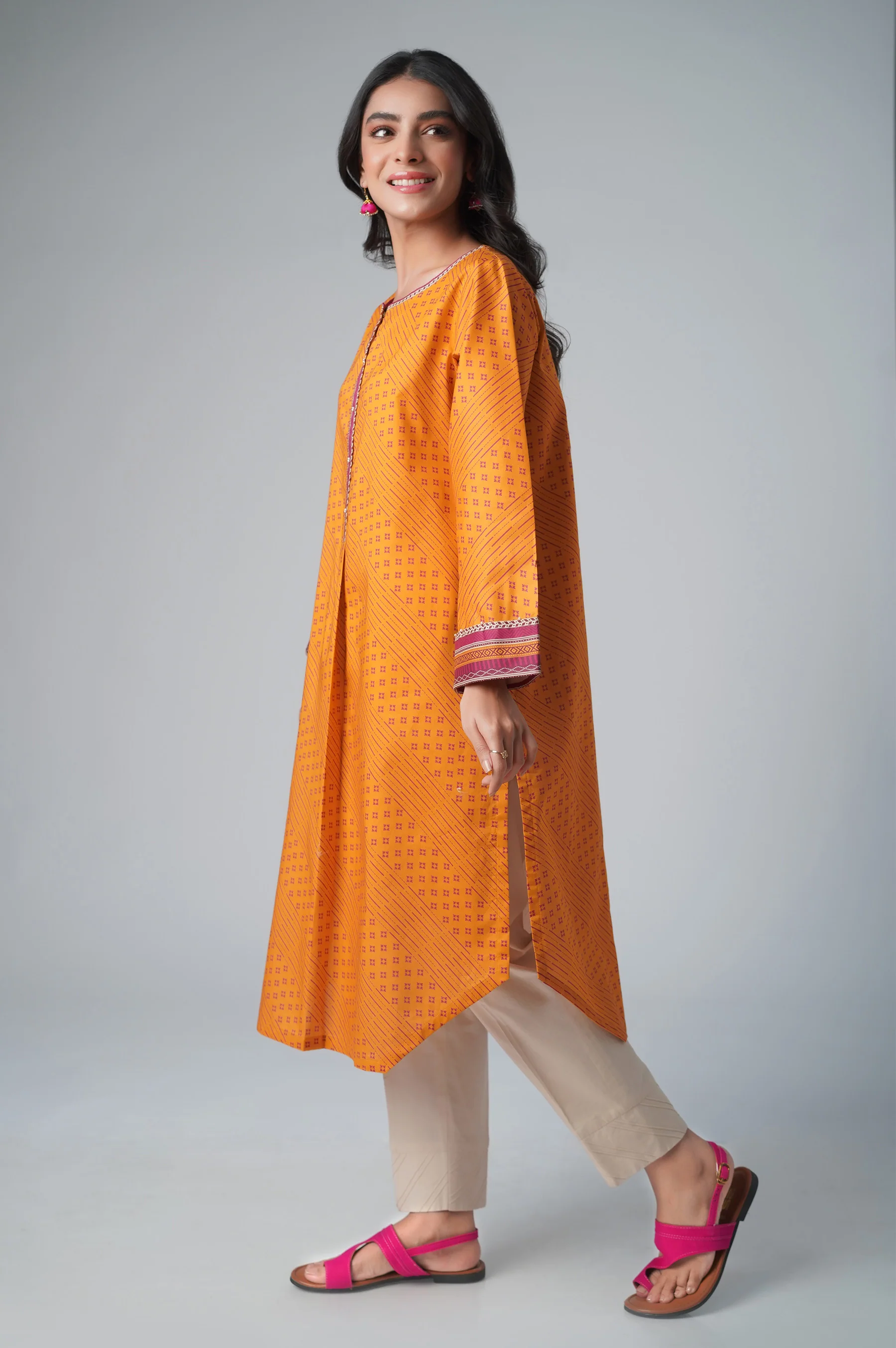 Stitched 1 Piece Printed Lawn Shirt - Image 3