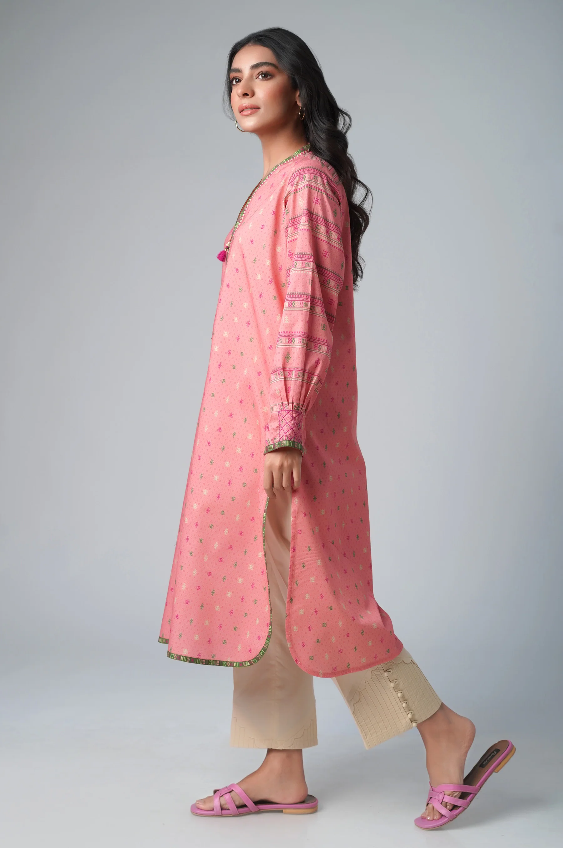 Stitched 1 Piece Printed Lawn Shirt - Image 4