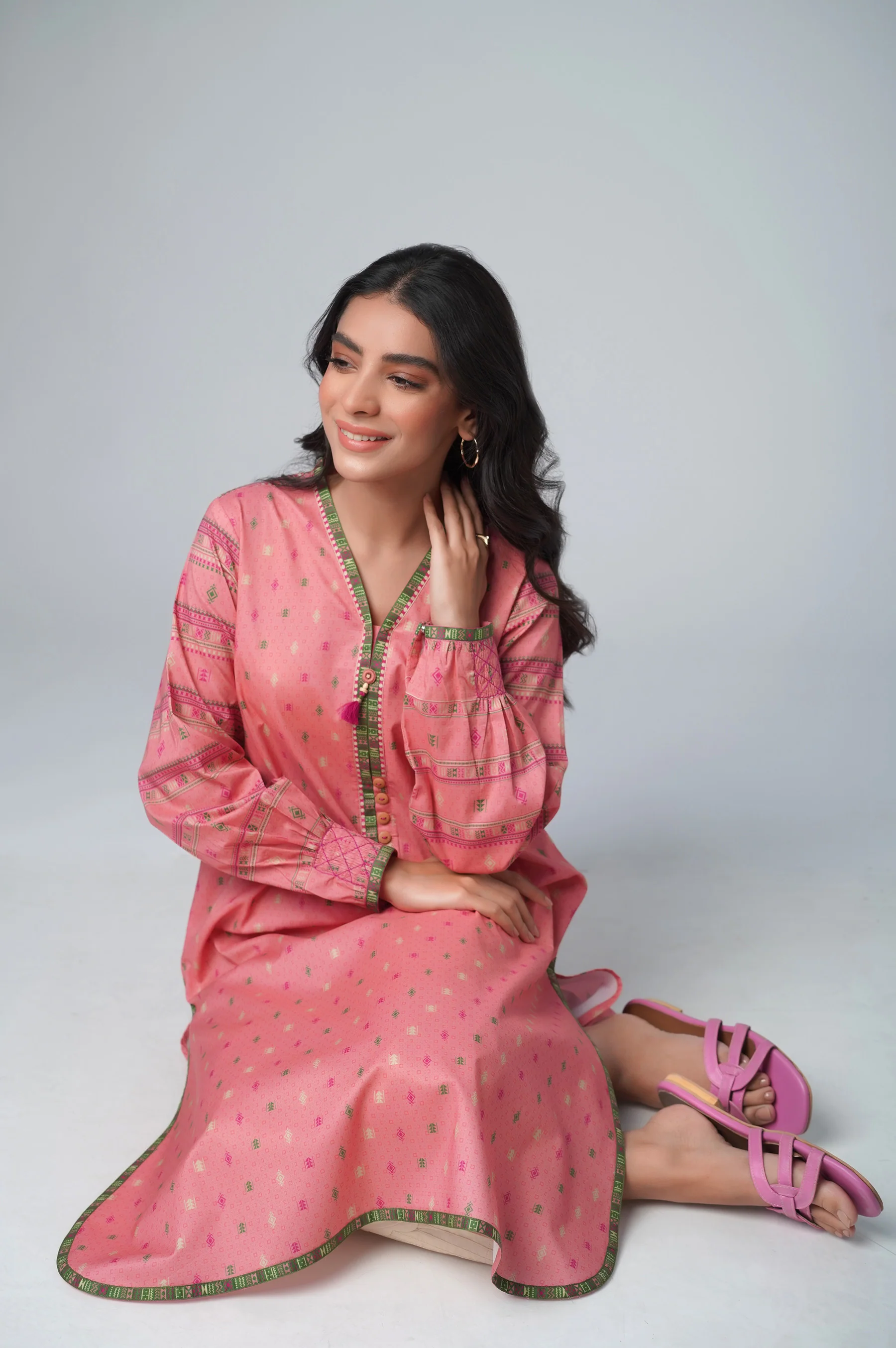 Stitched 1 Piece Printed Lawn Shirt - Image 5