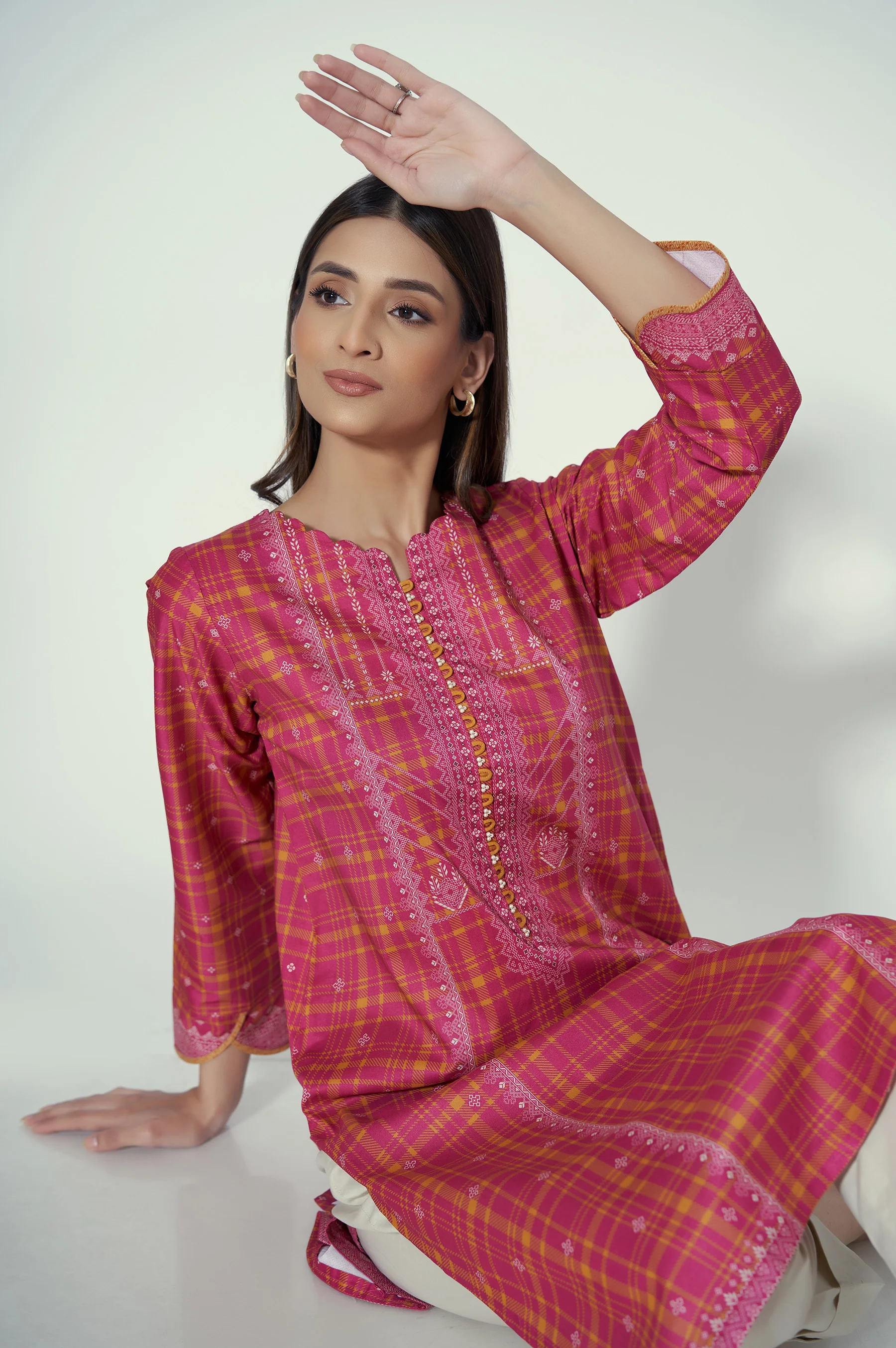 Stitched 1 Piece Printed Lawn Shirt - Image 2