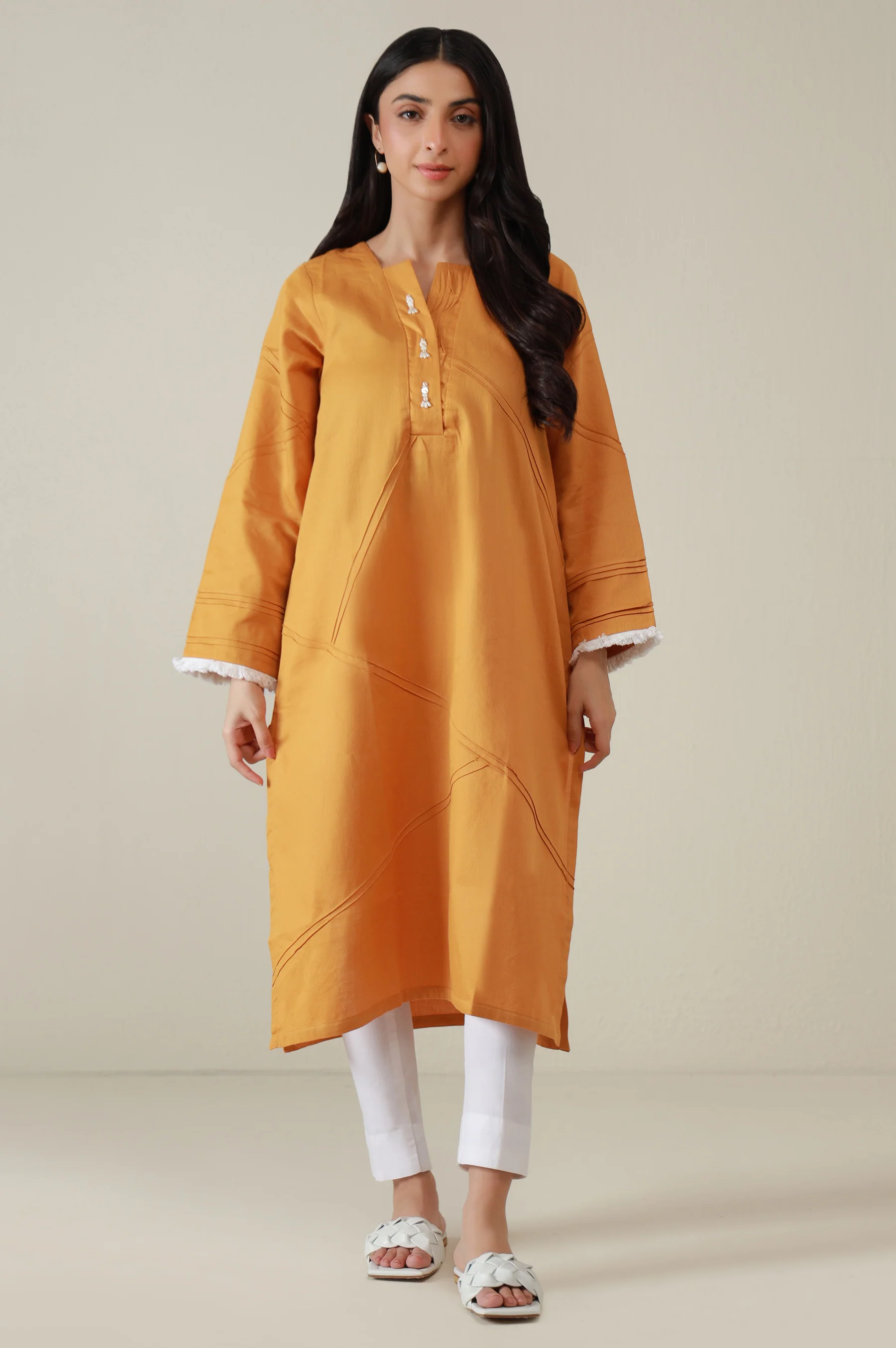 Stitched 1 Piece Stylized Cottel Shirt - Image 2