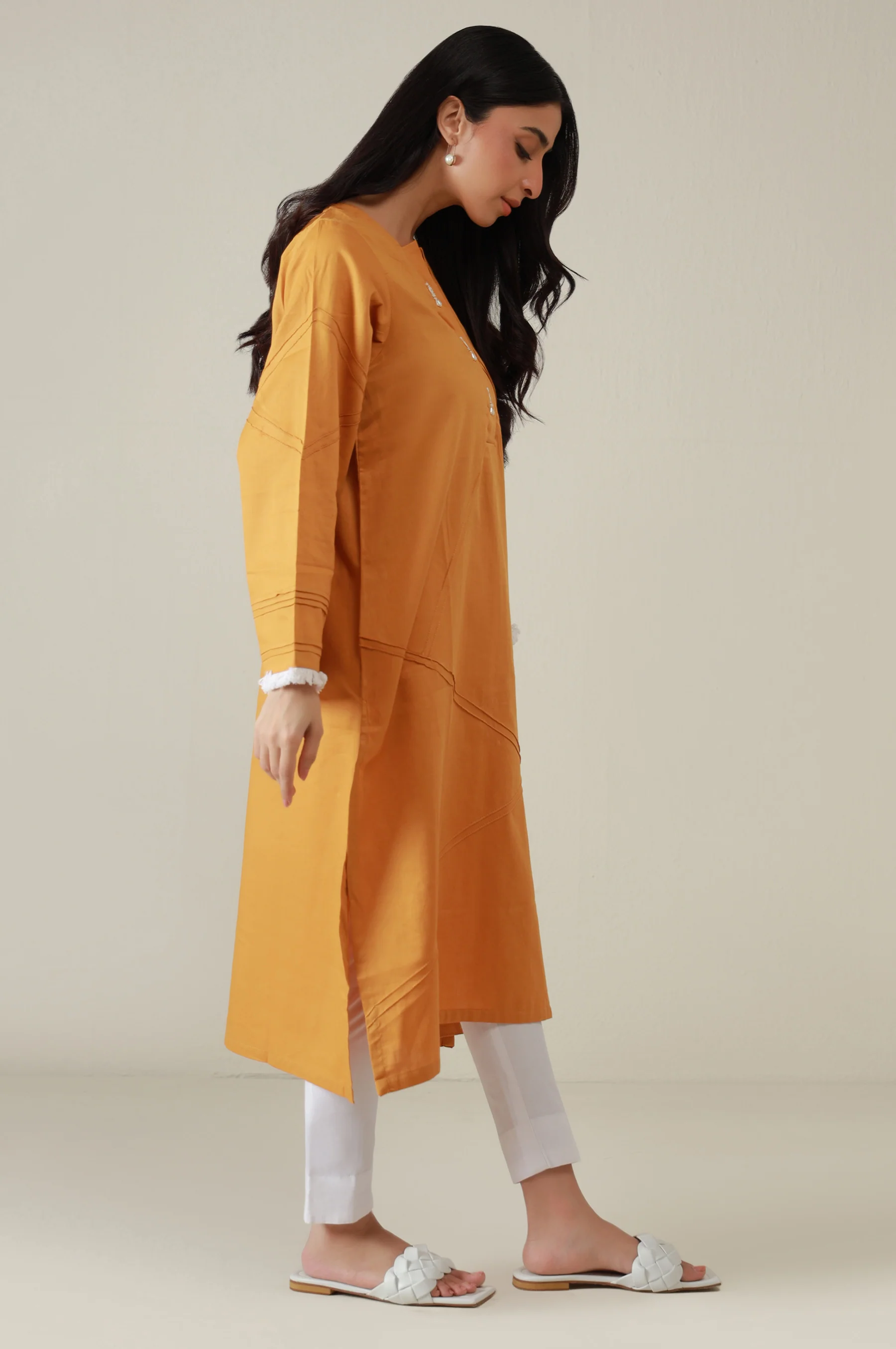 Stitched 1 Piece Stylized Cottel Shirt - Image 4