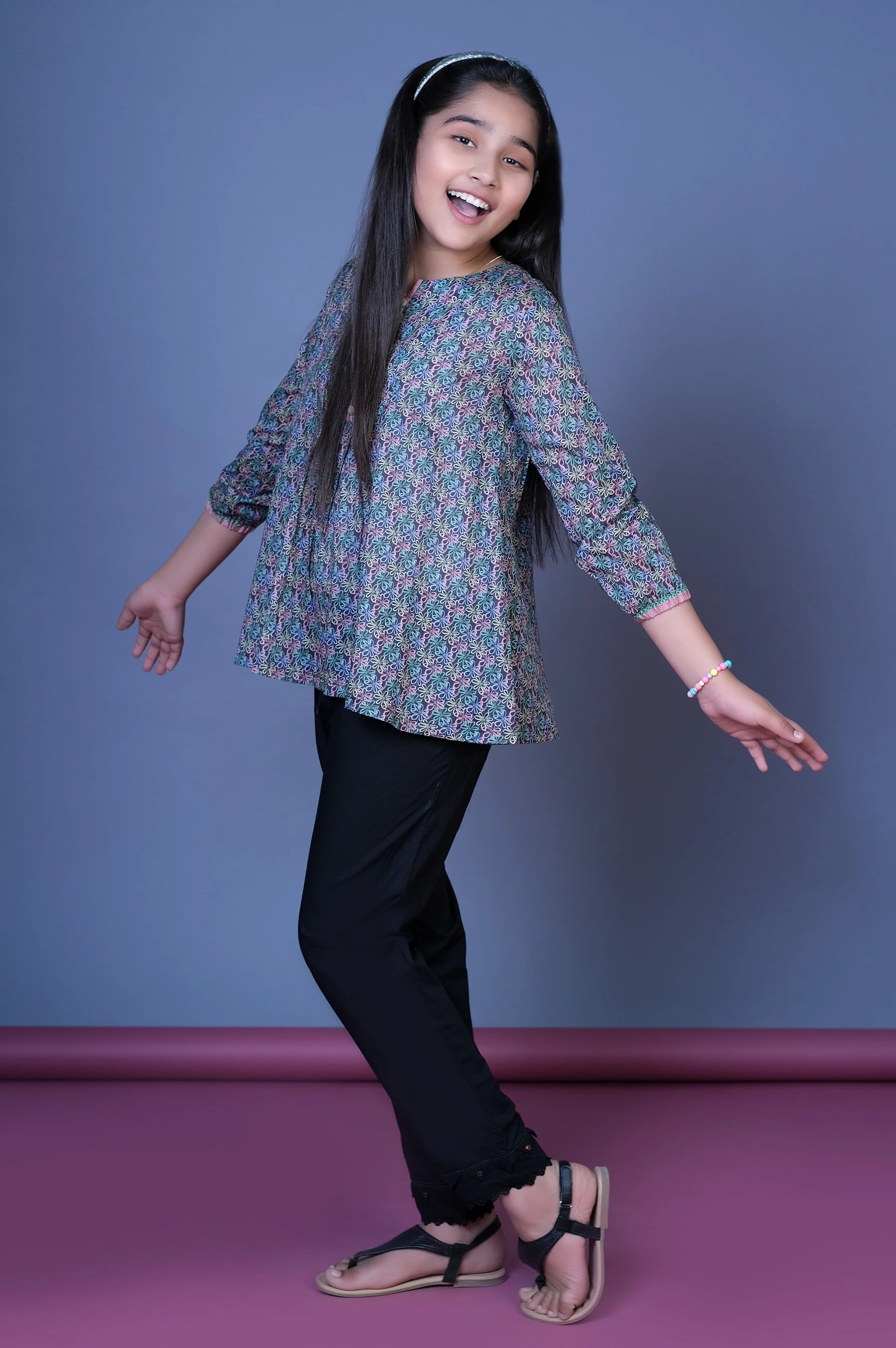 Stitched 1 Printed Lawn Shirt - Image 2