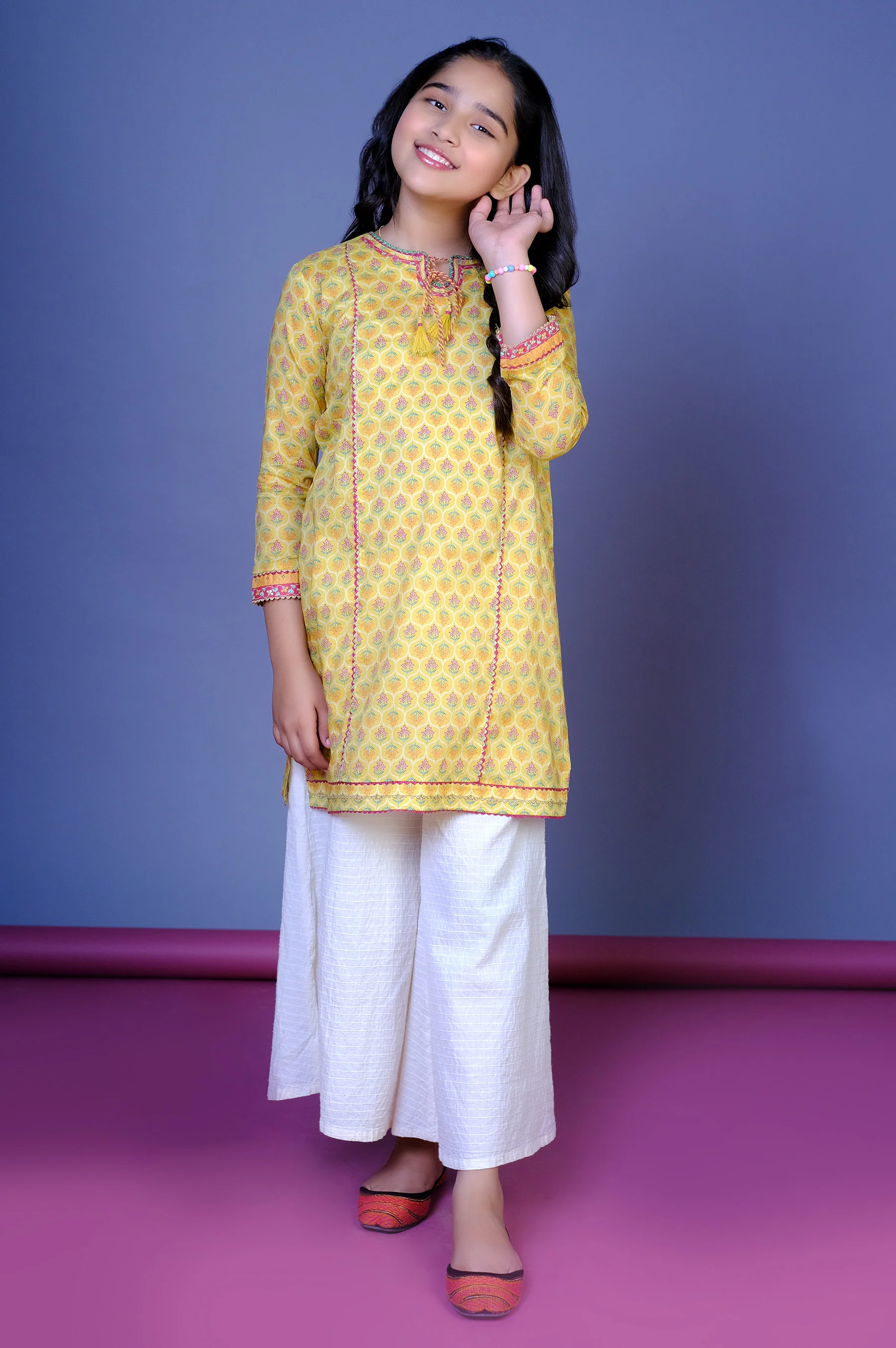 Stitched 1 Printed Lawn Shirt - Image 8