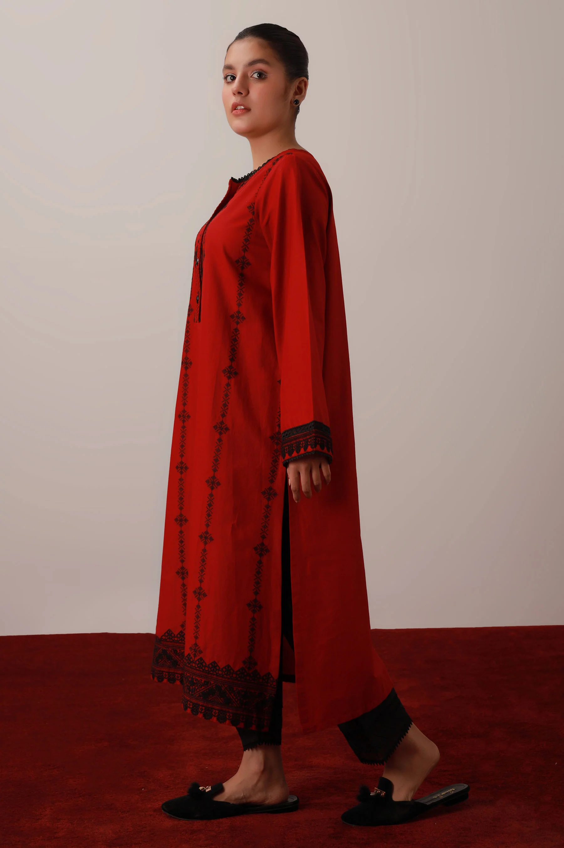 Stitch 1 Piece Chikankari Shirt - Image 4