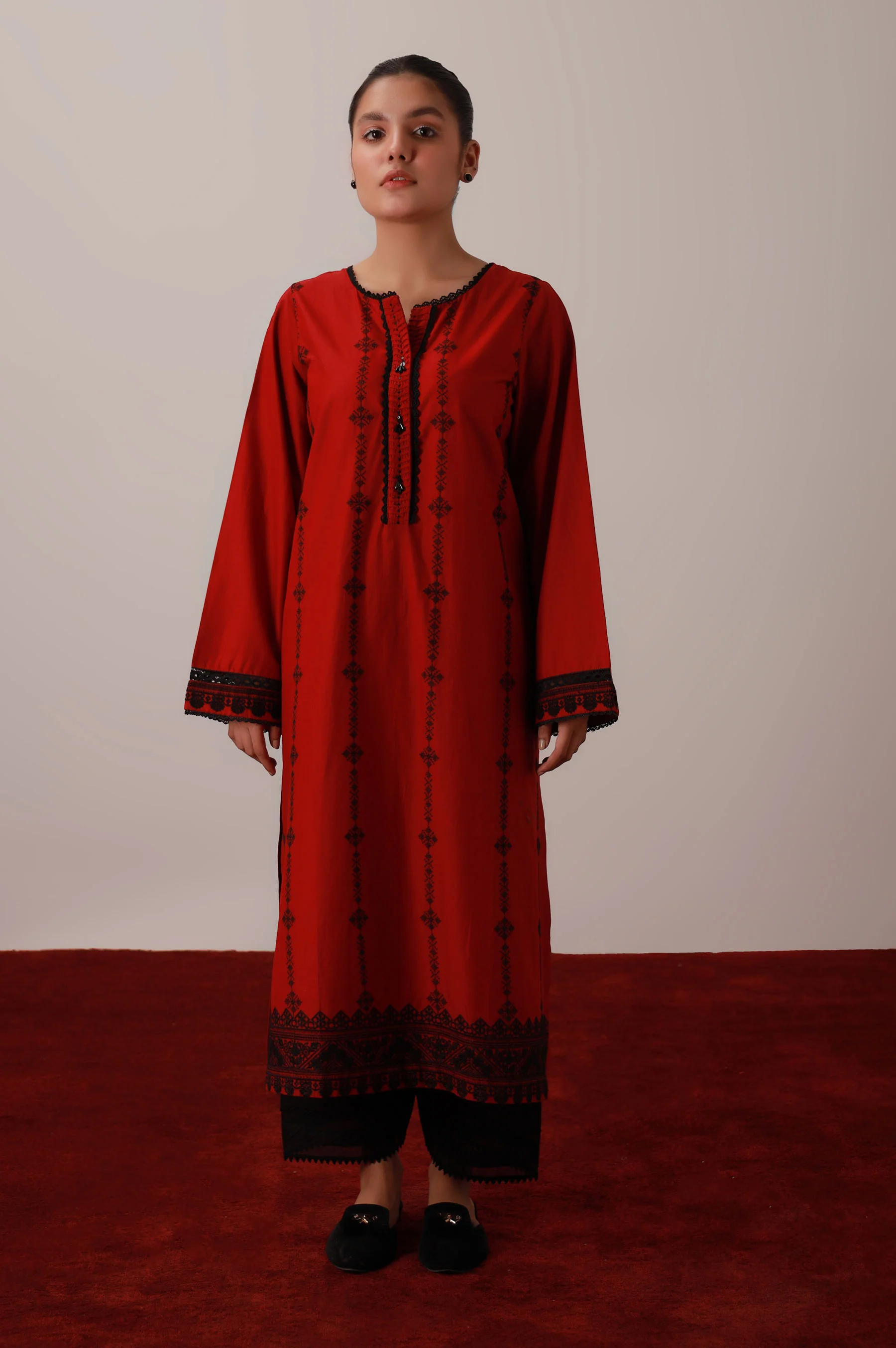 Stitch 1 Piece Chikankari Shirt - Image 5