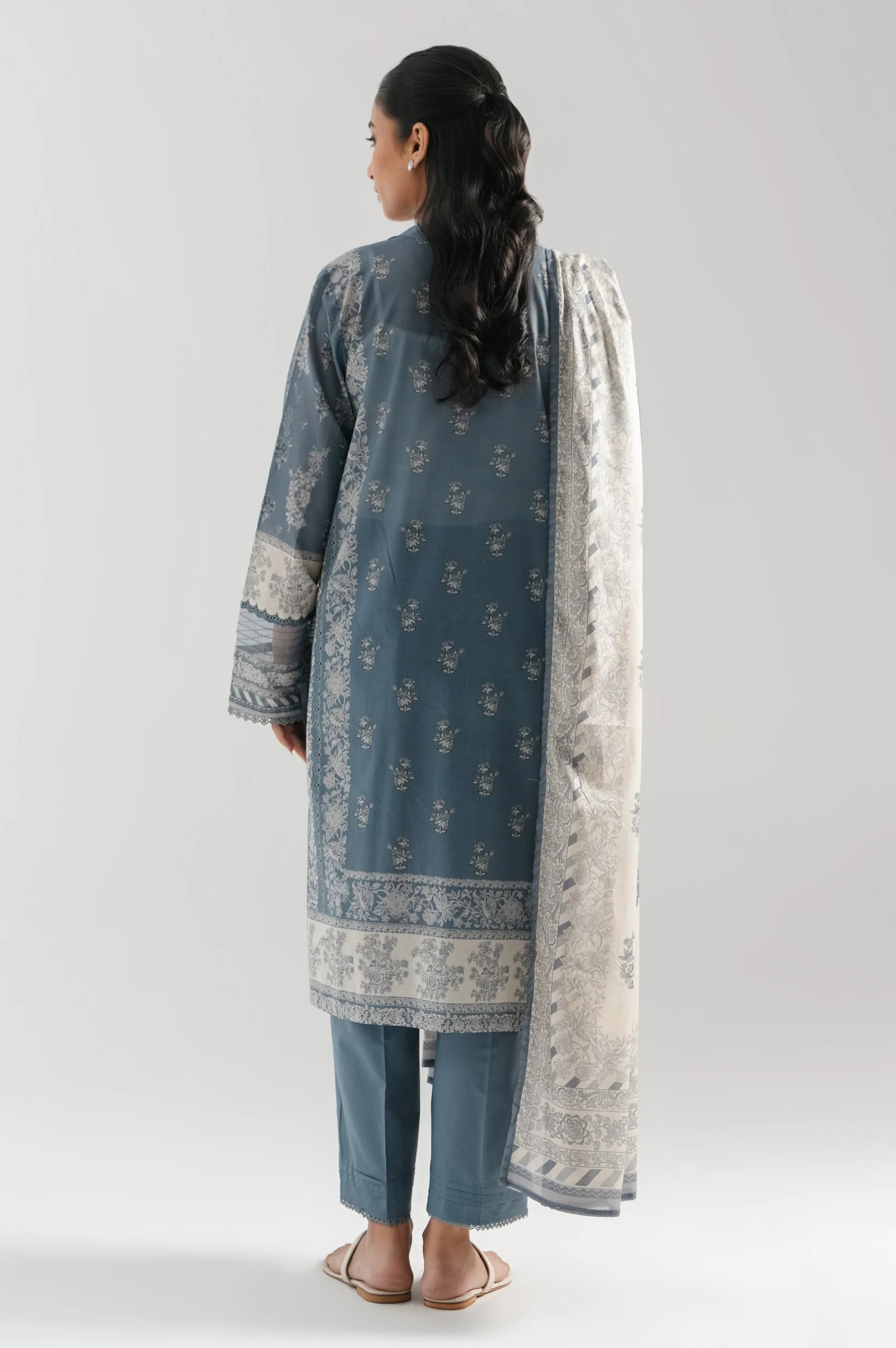 PRINTED LAWN STITCHED SHIRT - Image 3