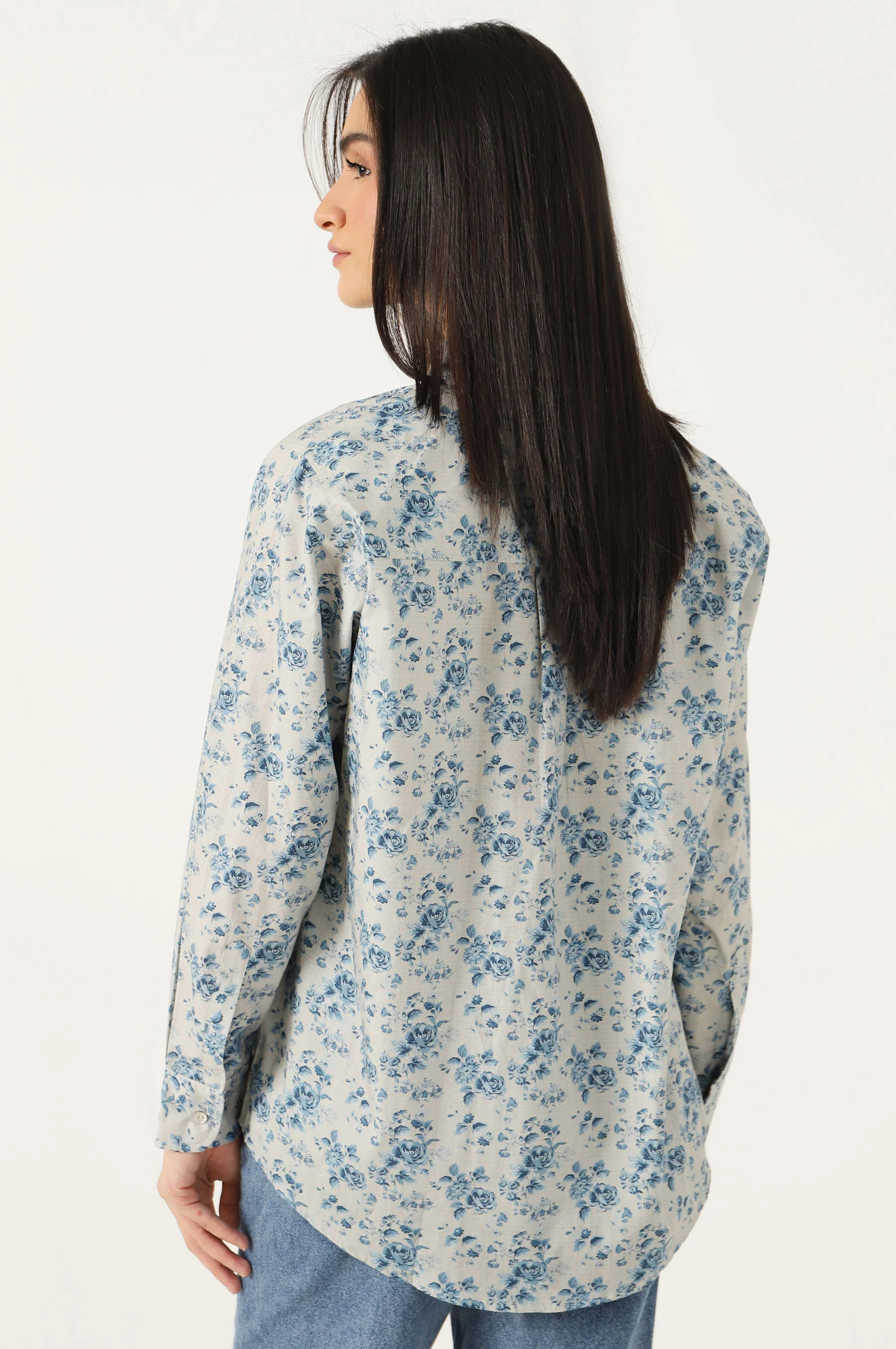 Stitched 1 Piece Tencel Printed Top - Image 2