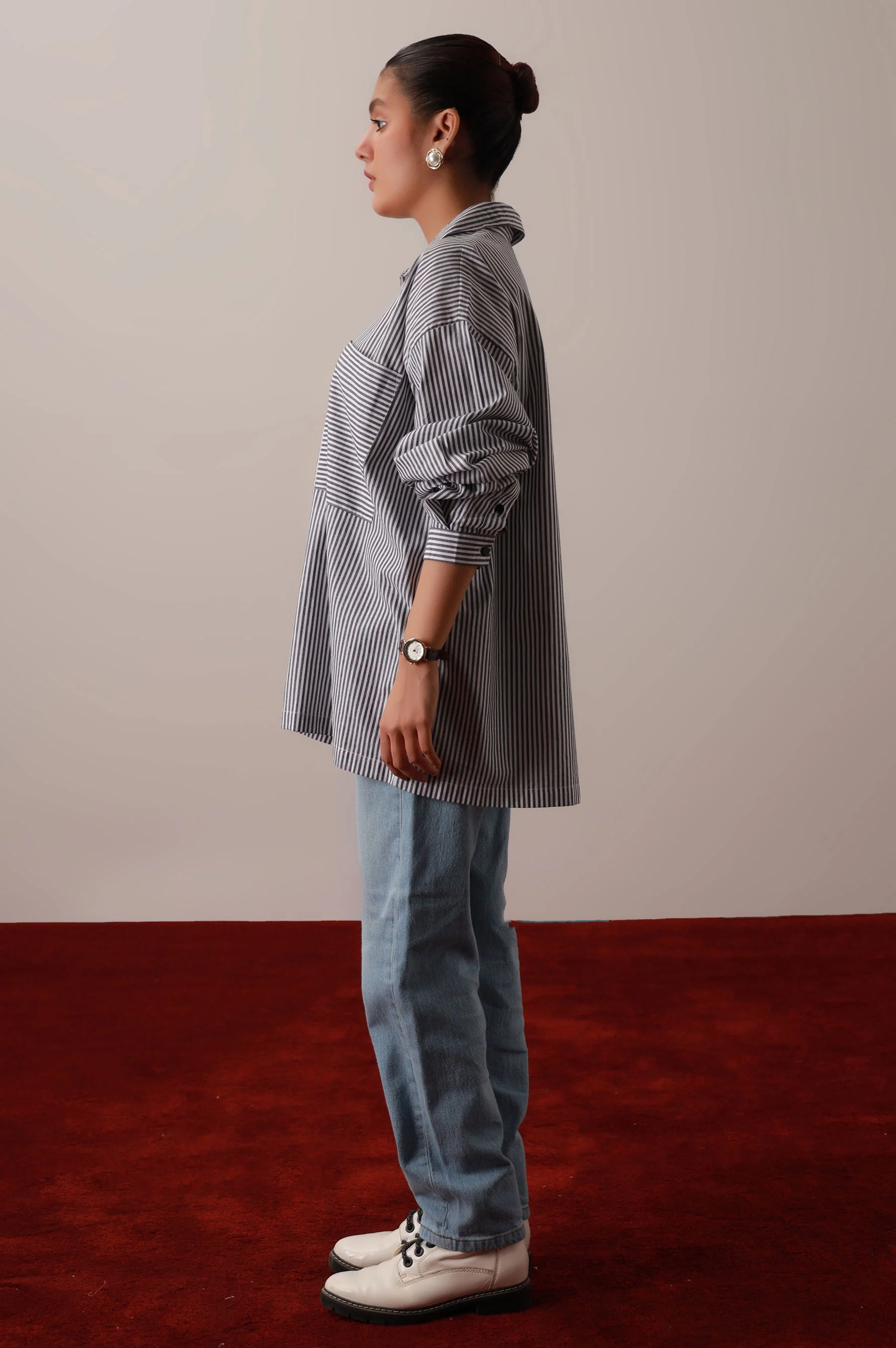 Western Yard Dyed Cotton Shirt - Image 2
