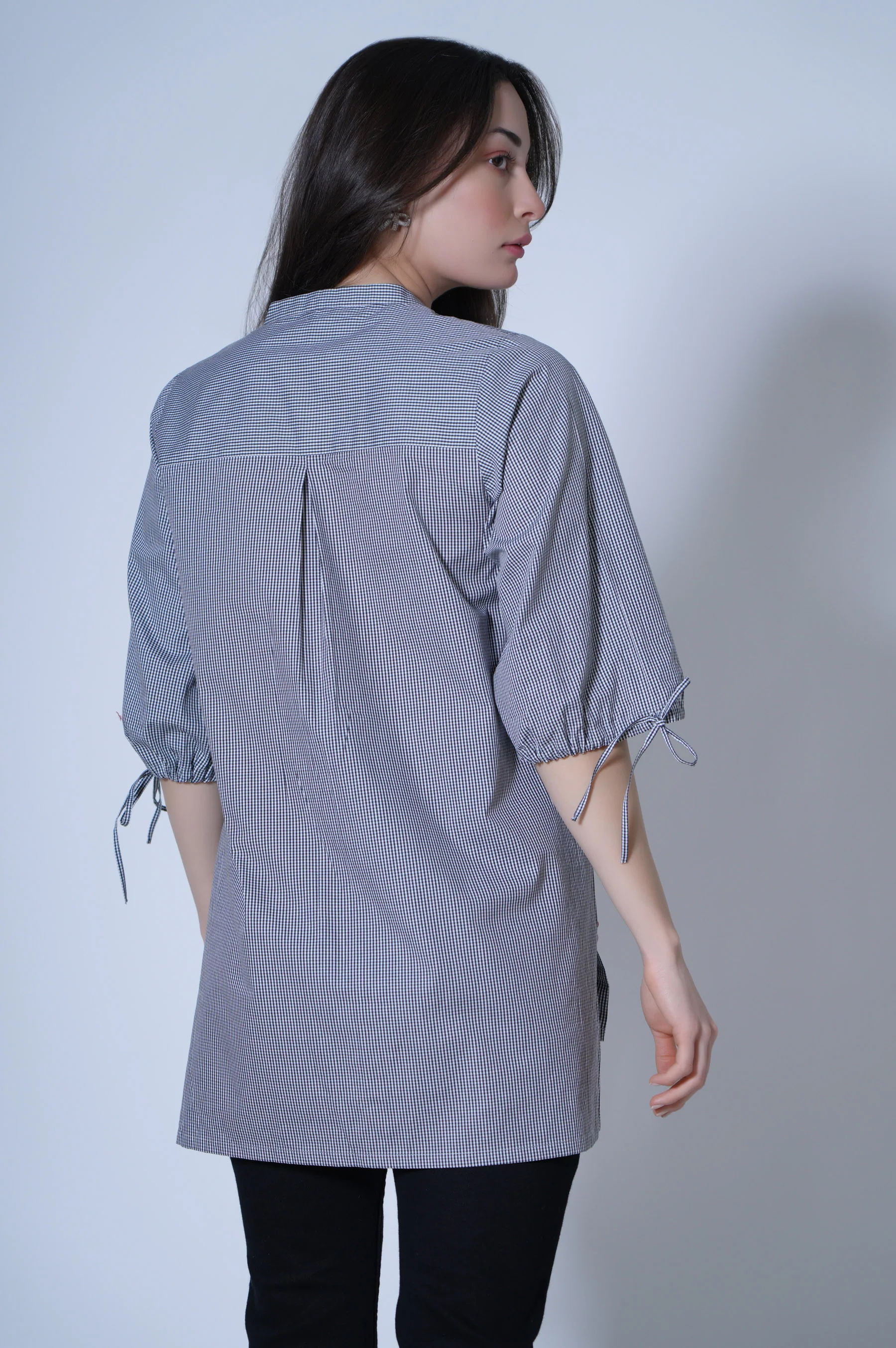 Stitched 1 Piece Yarn Dyed Top - Image 4