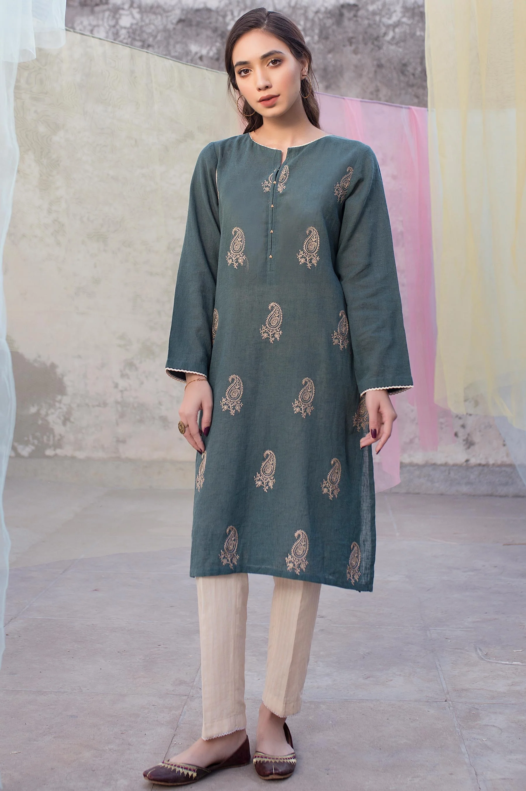 Stitched 1 Piece Yarn Dyed Shirt