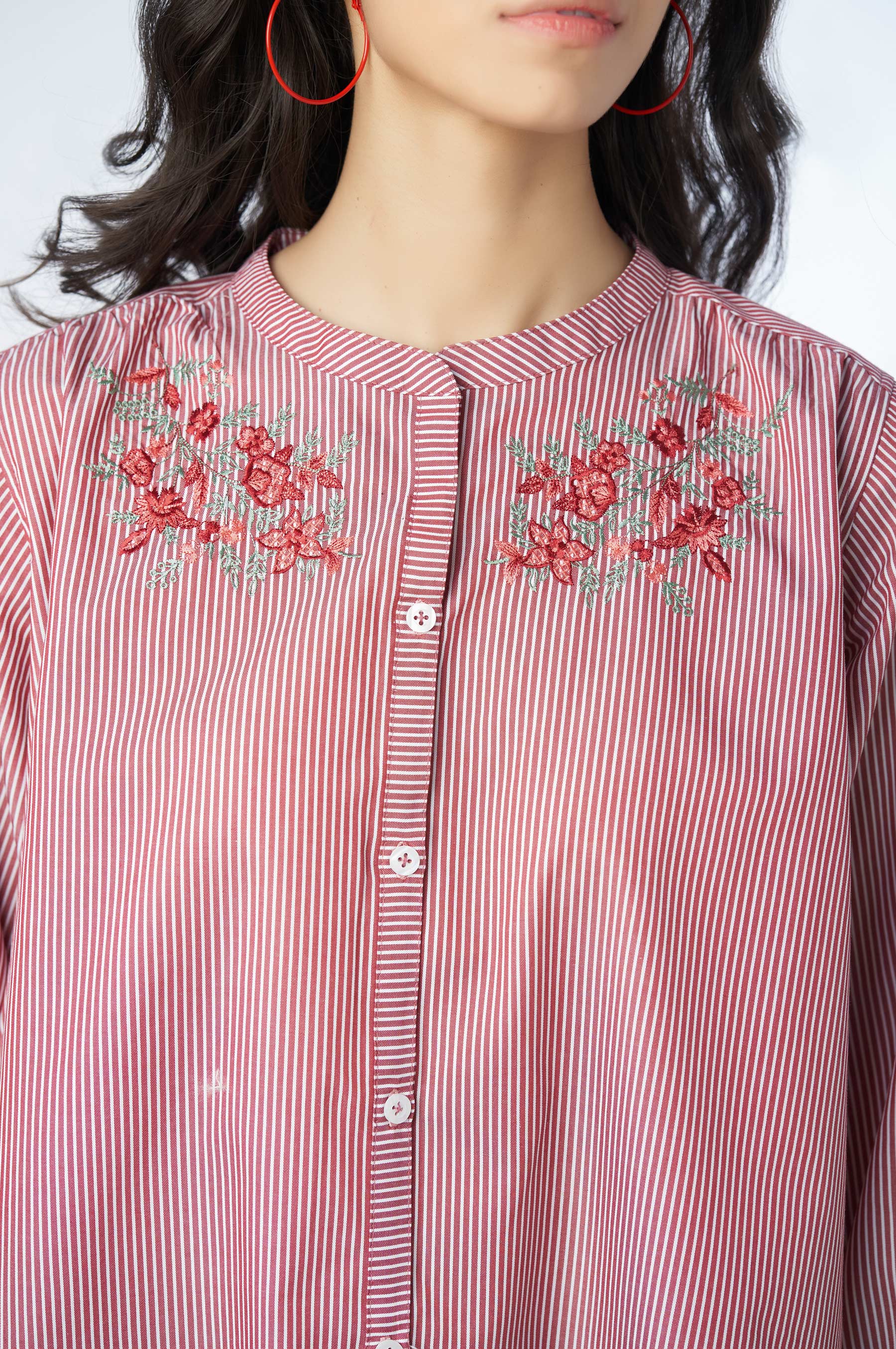 Stitched 1 piece Yarn dyed Top - Image 6