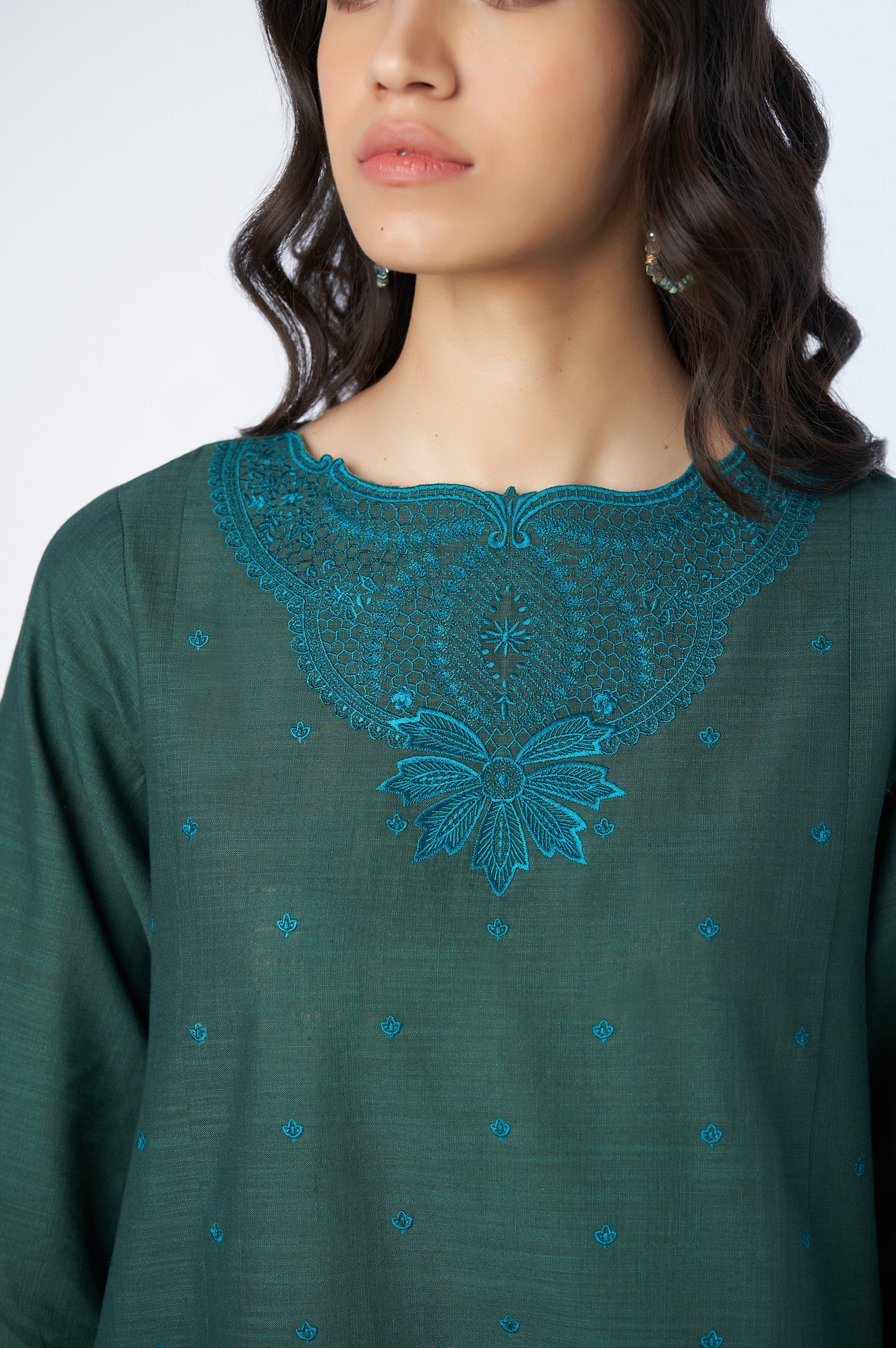 Stitched 2 Piece Cotton Slub Suit - Image 2
