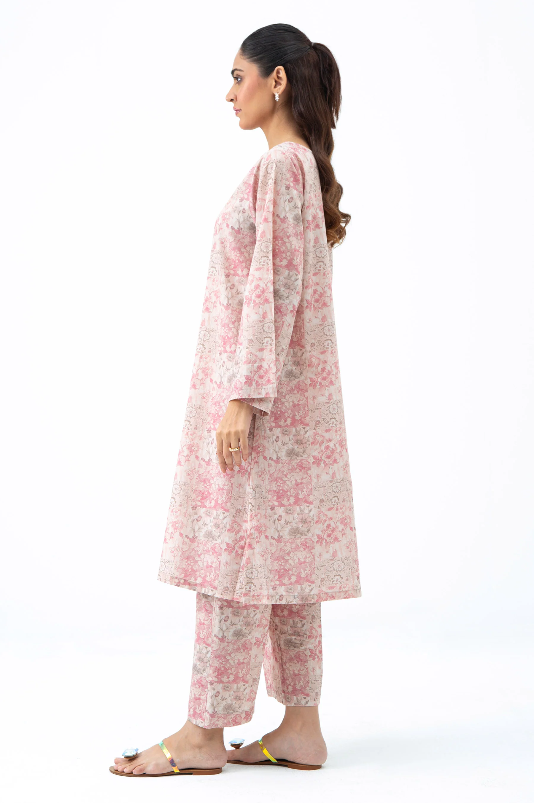 STITCHED PRINTED SHIRT BOTTOM - Image 4