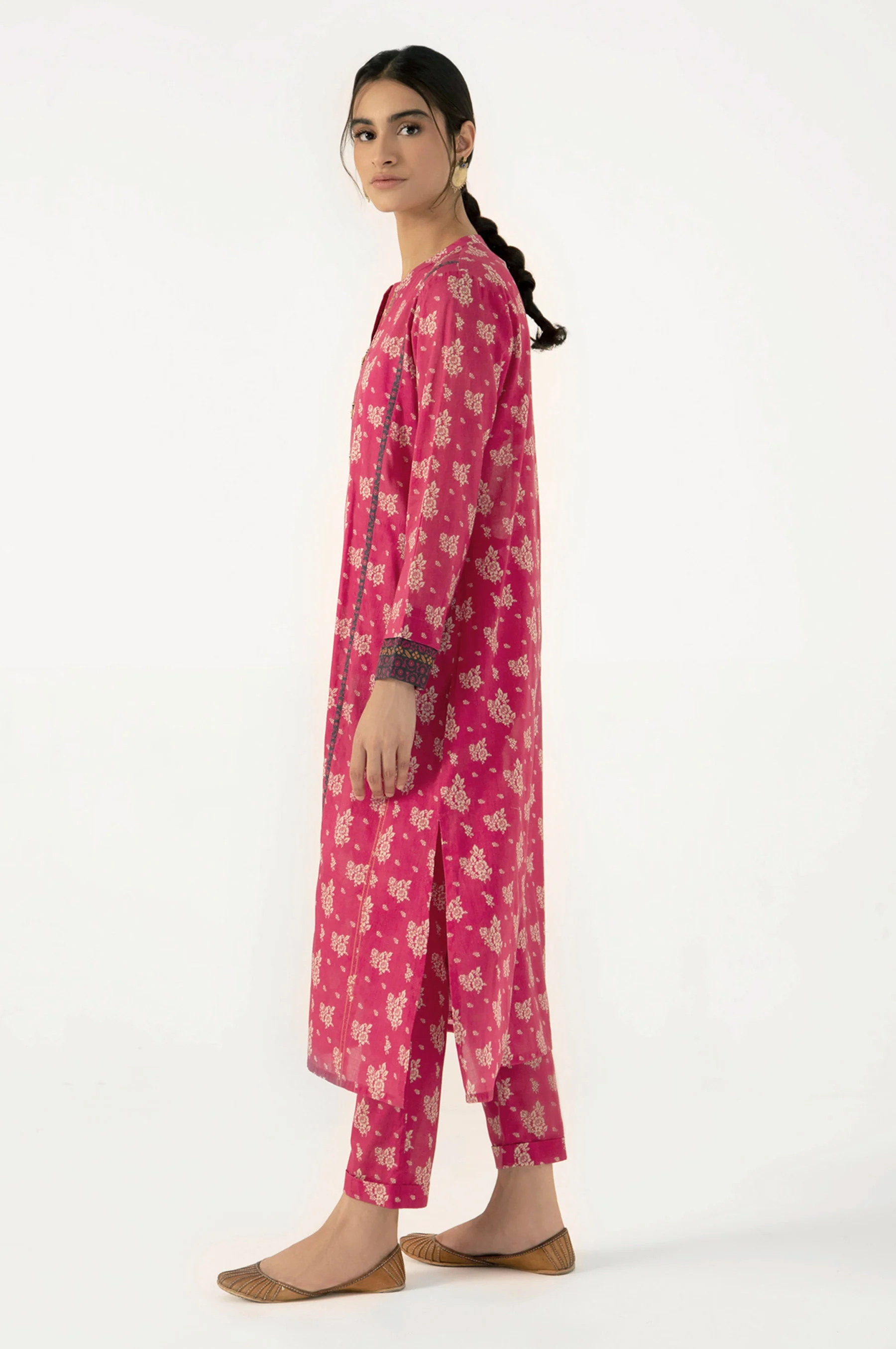 Stitched 2 Piece Digital Printed Lawn Suit - Image 4