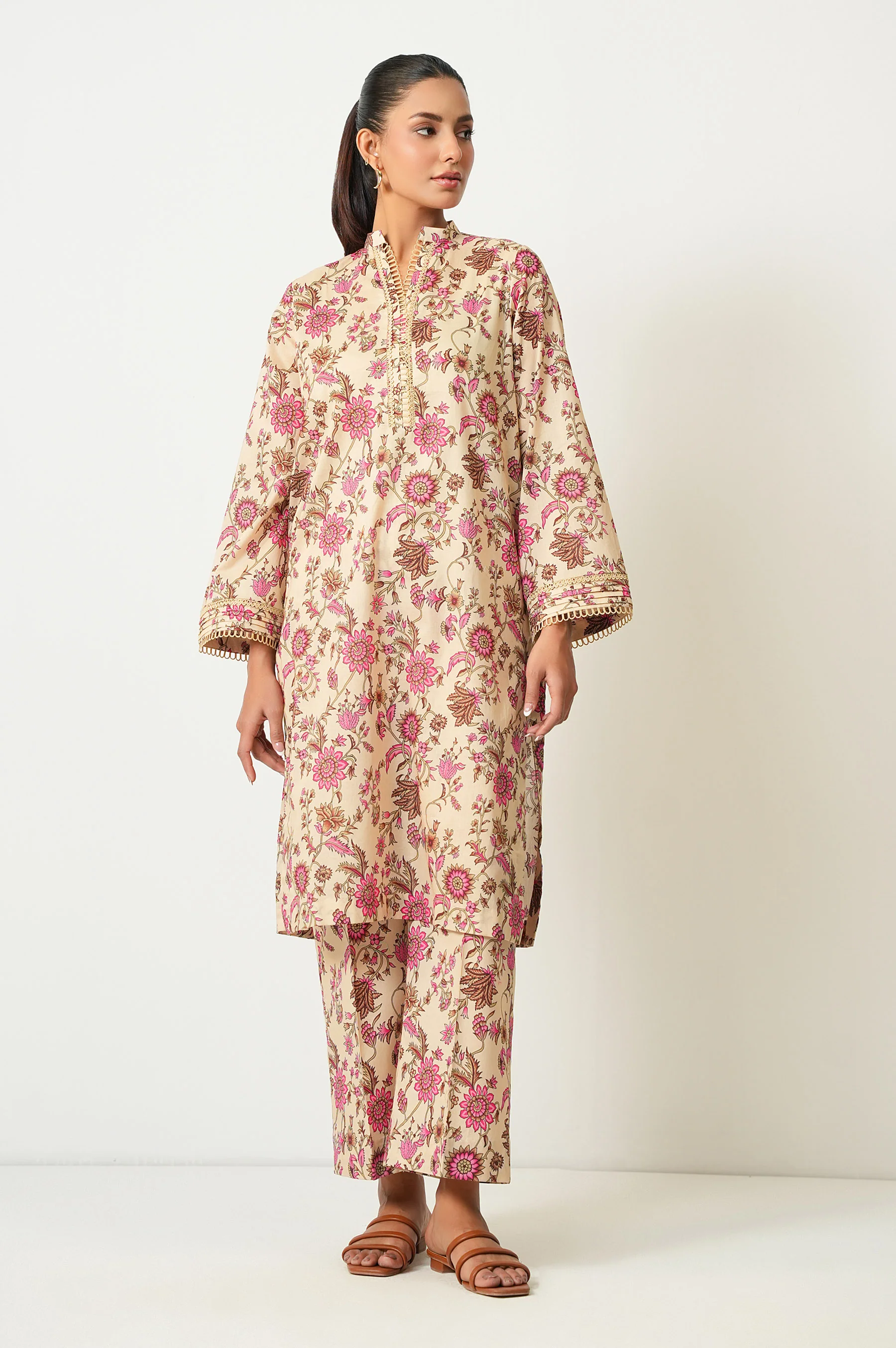 STITCHED DIGITAL PRINTED SHIRT & BOTTOM