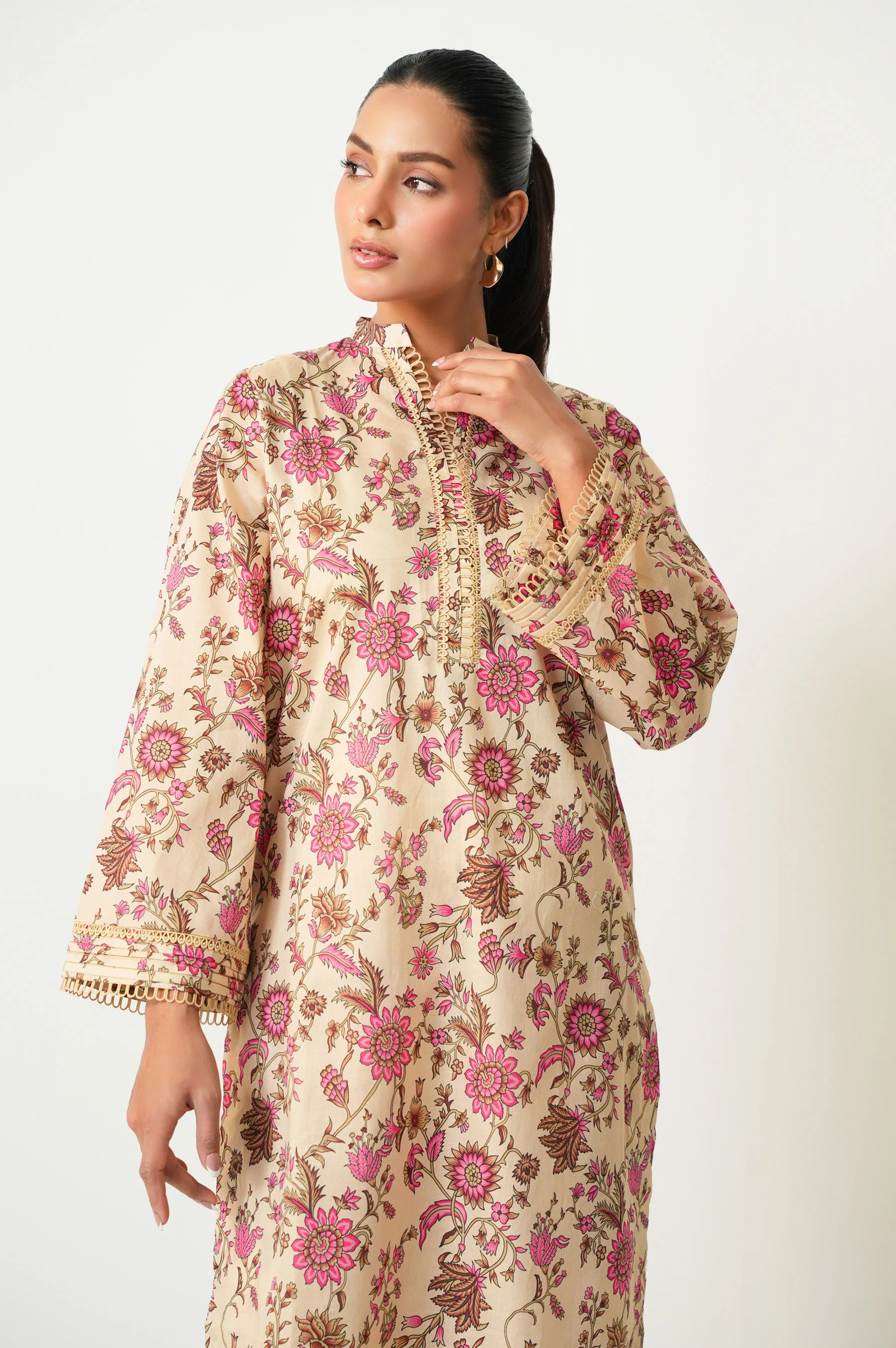 STITCHED DIGITAL PRINTED SHIRT & BOTTOM - Image 2