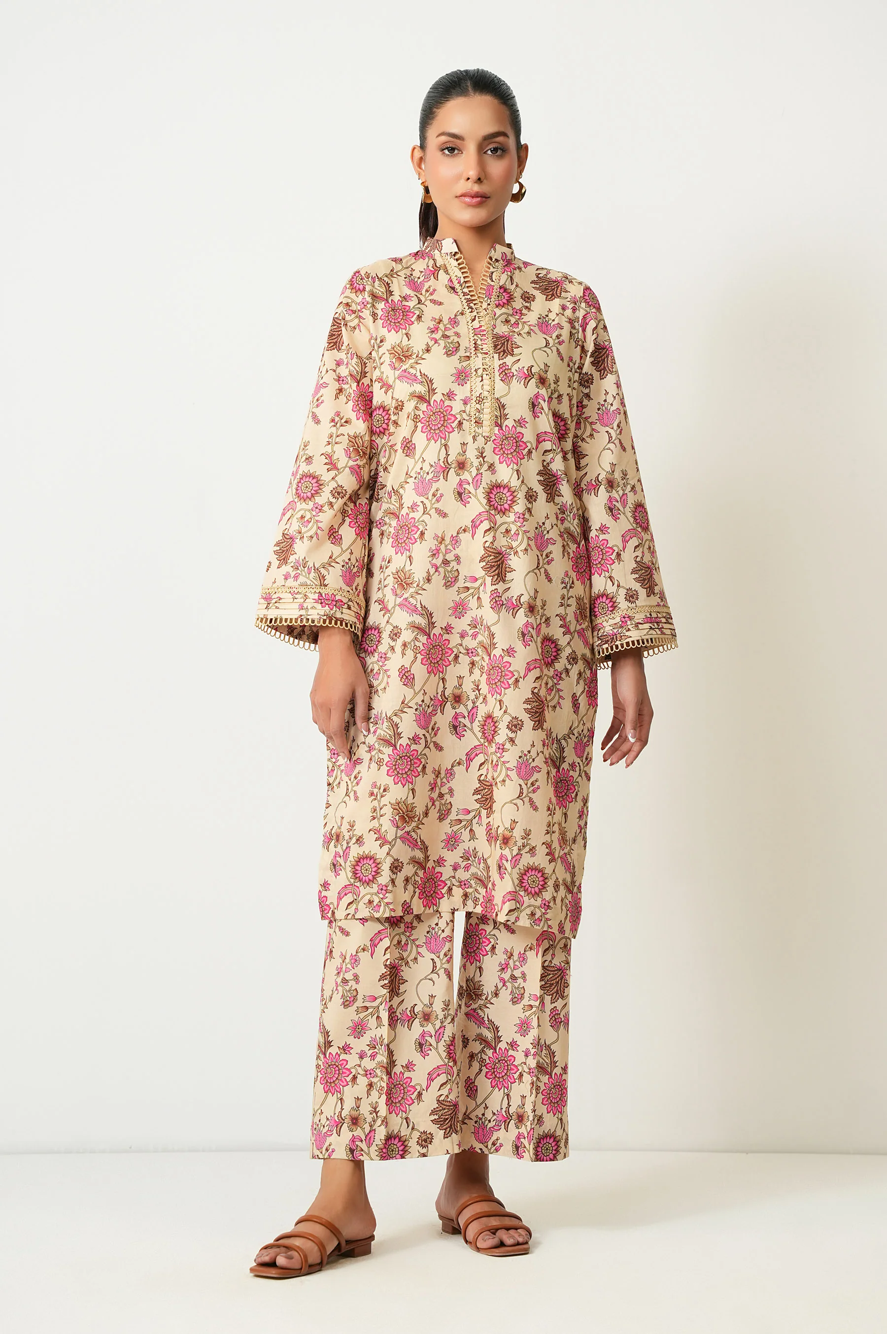 STITCHED DIGITAL PRINTED SHIRT & BOTTOM - Image 3