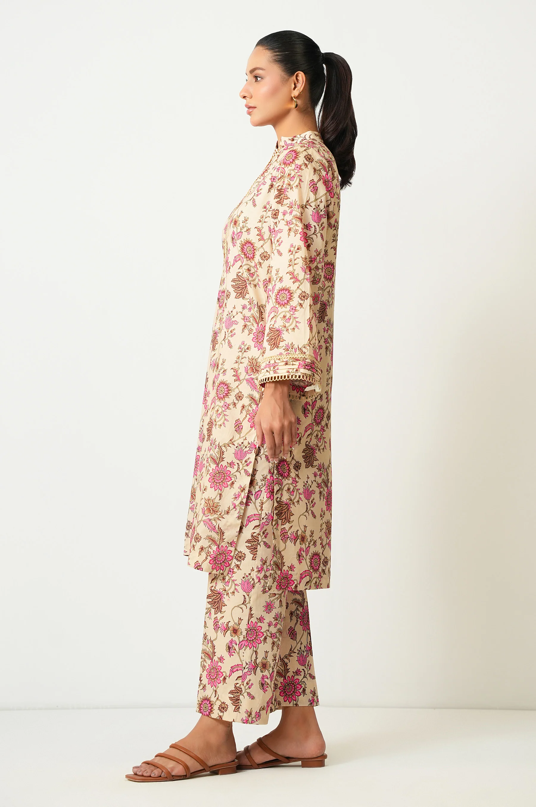 STITCHED DIGITAL PRINTED SHIRT & BOTTOM - Image 5