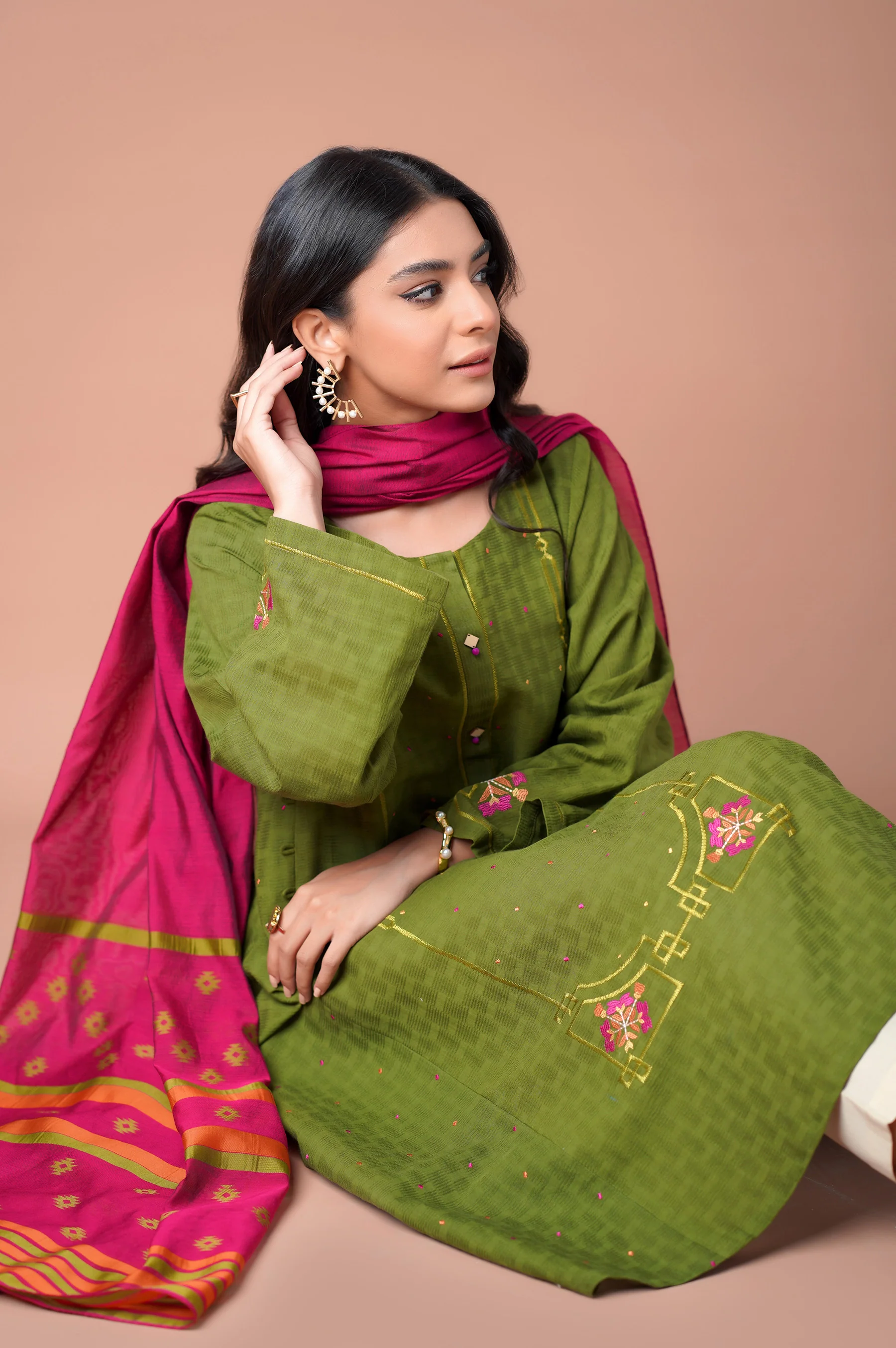 Stitched 2 piece Dobby Suit - Image 5