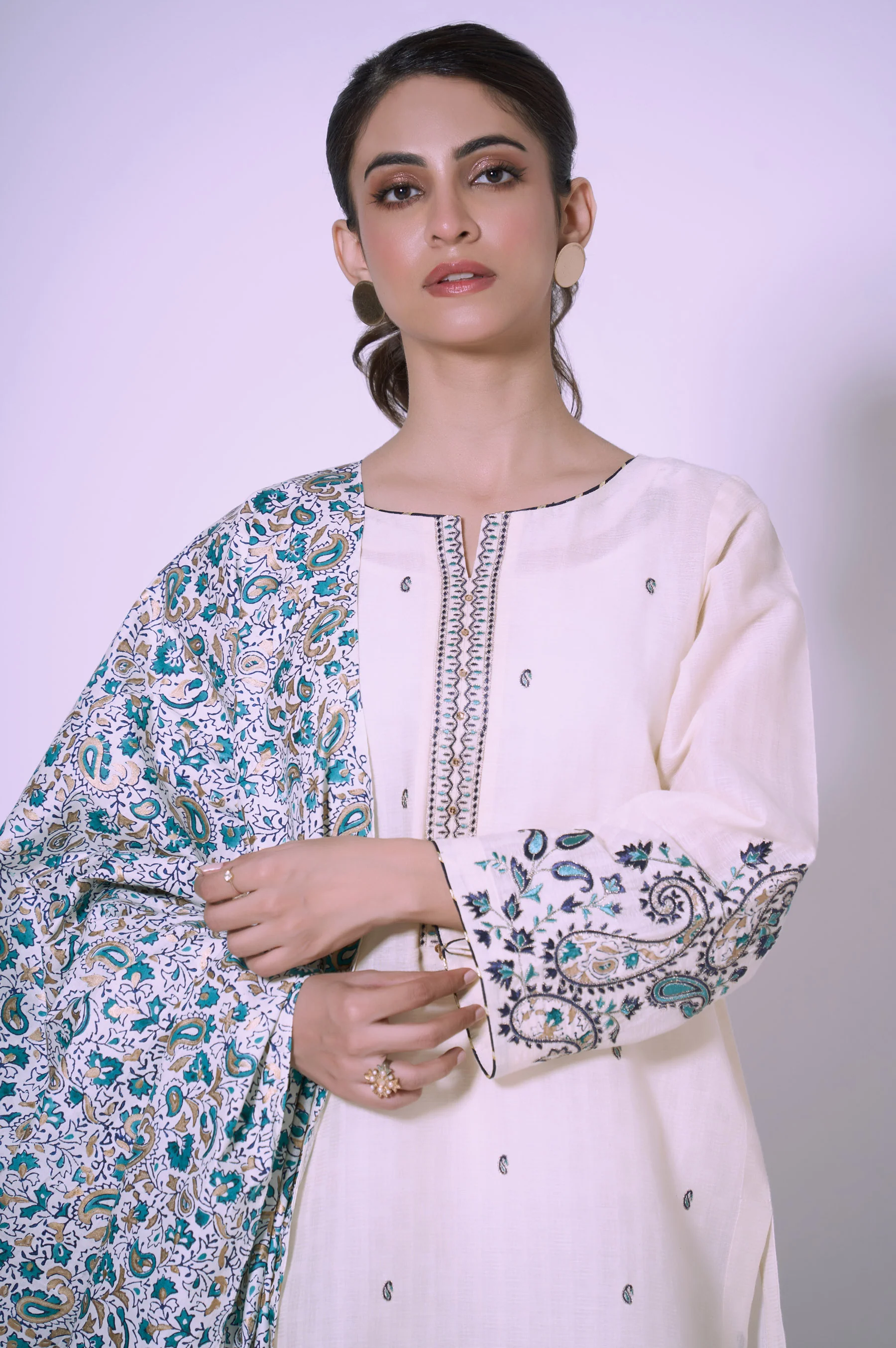 Stitched 2 Piece Dobby Suit - Image 3