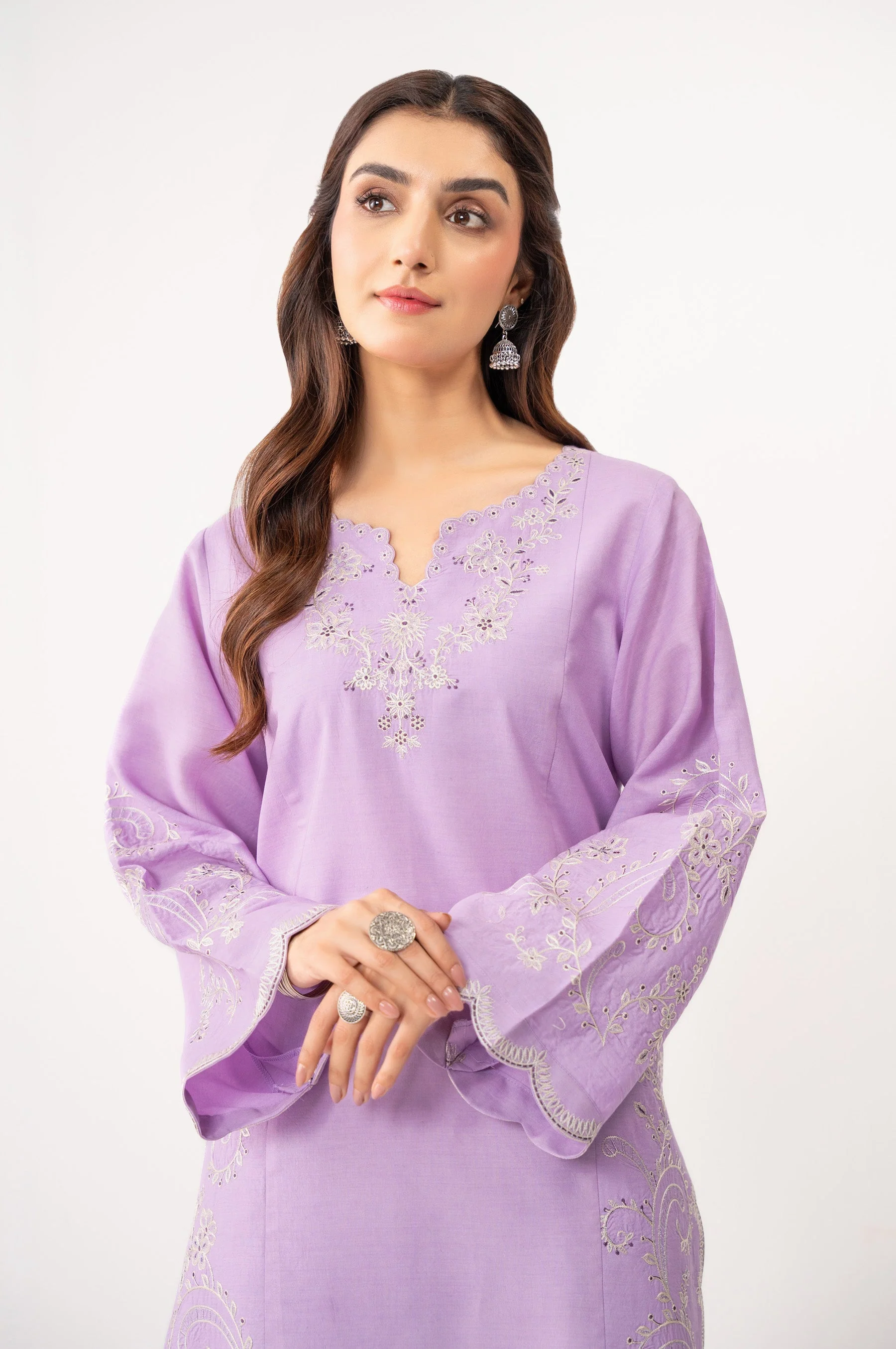 STITCHED EMBROIDERED SHIRT BOTTOM (FACTORY E-OUTLET) - Image 4