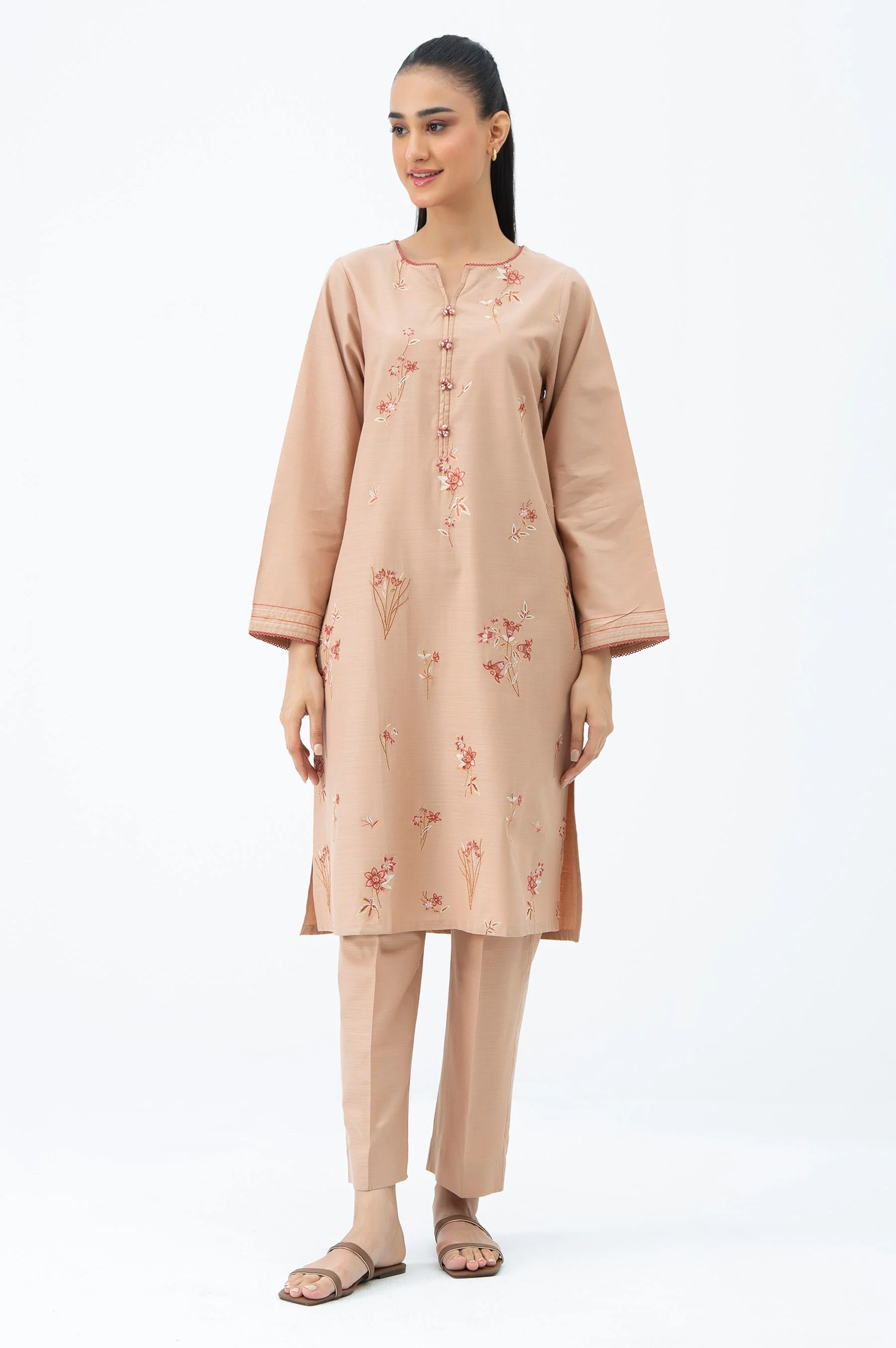 STITCHED EMBROIDERED SHIRT BOTTOM (FACTORY E-OUTLET) - Image 6