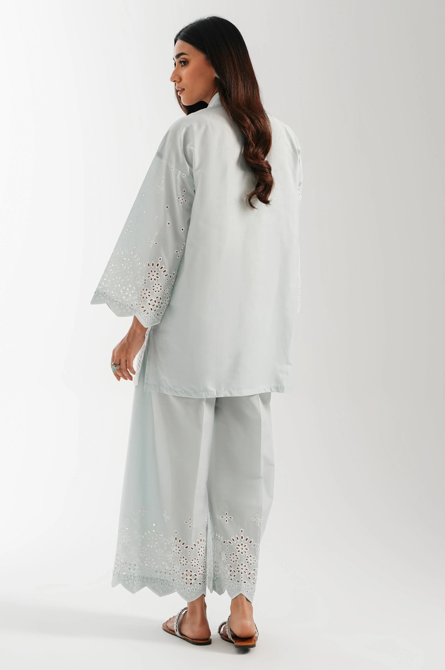 STITCHED CHIKANKARI SUIT (FACTORY E-OUTLET) - Image 4