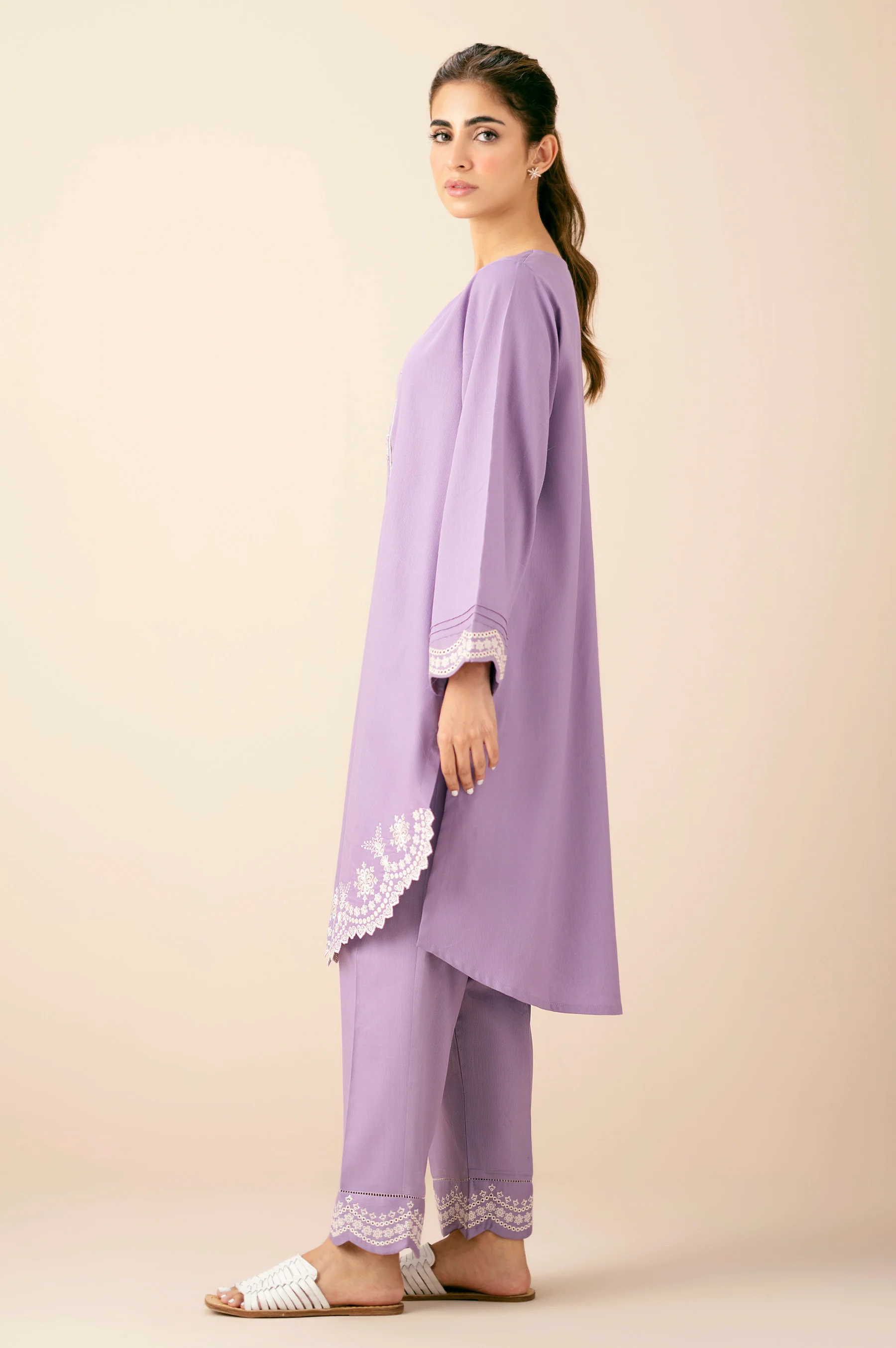 EMBROIDERED SHIRT BOTTOM SUIT - Image 6