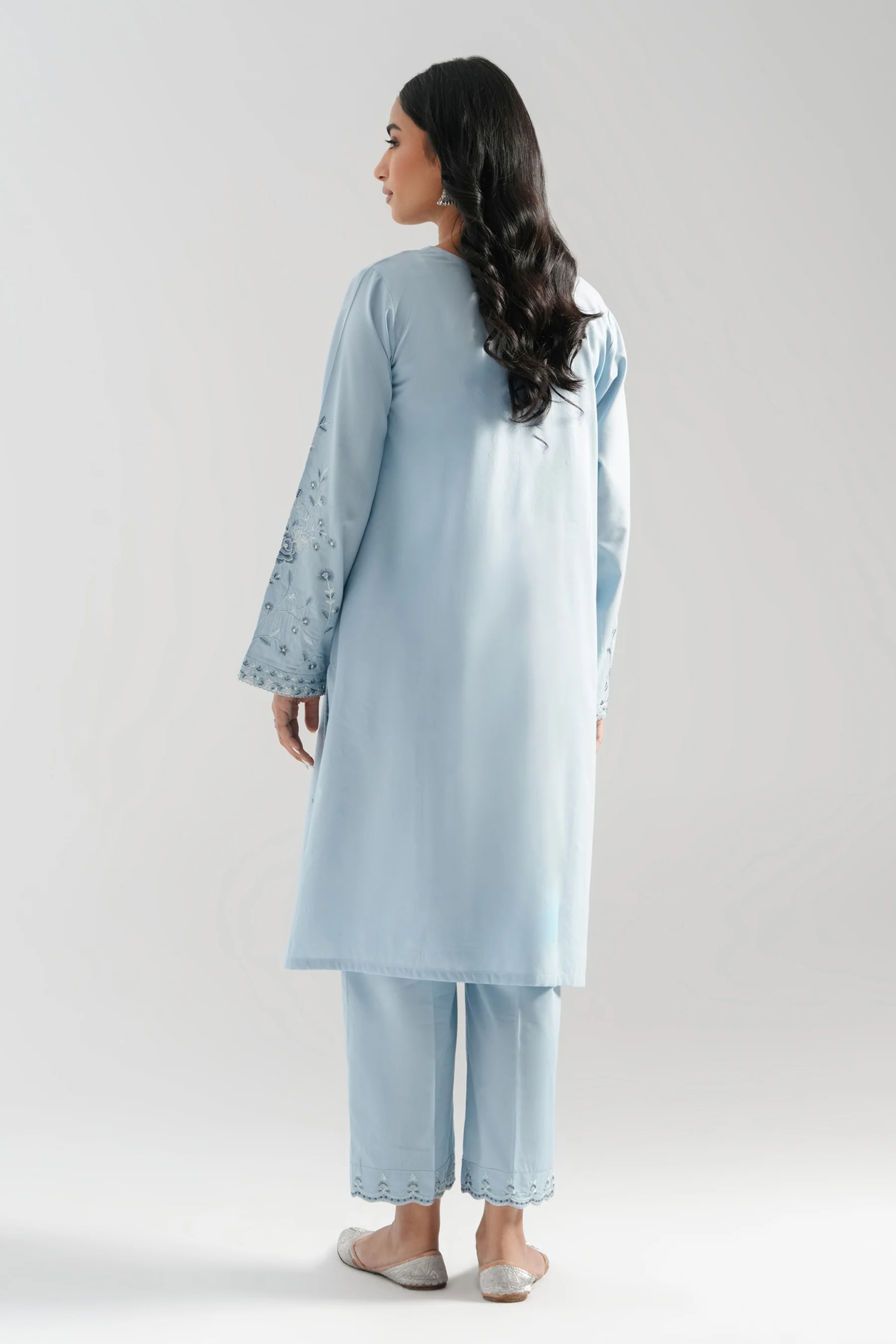 STITCHED EMBROIDERED SHIRT BOTTOM (FACTORY E-OUTLET) - Image 3